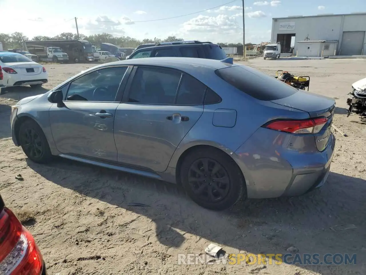 2 fotografías del automóvil dañado 5YFEPRAE8LP096728 TOYOTA COROLLA 2020