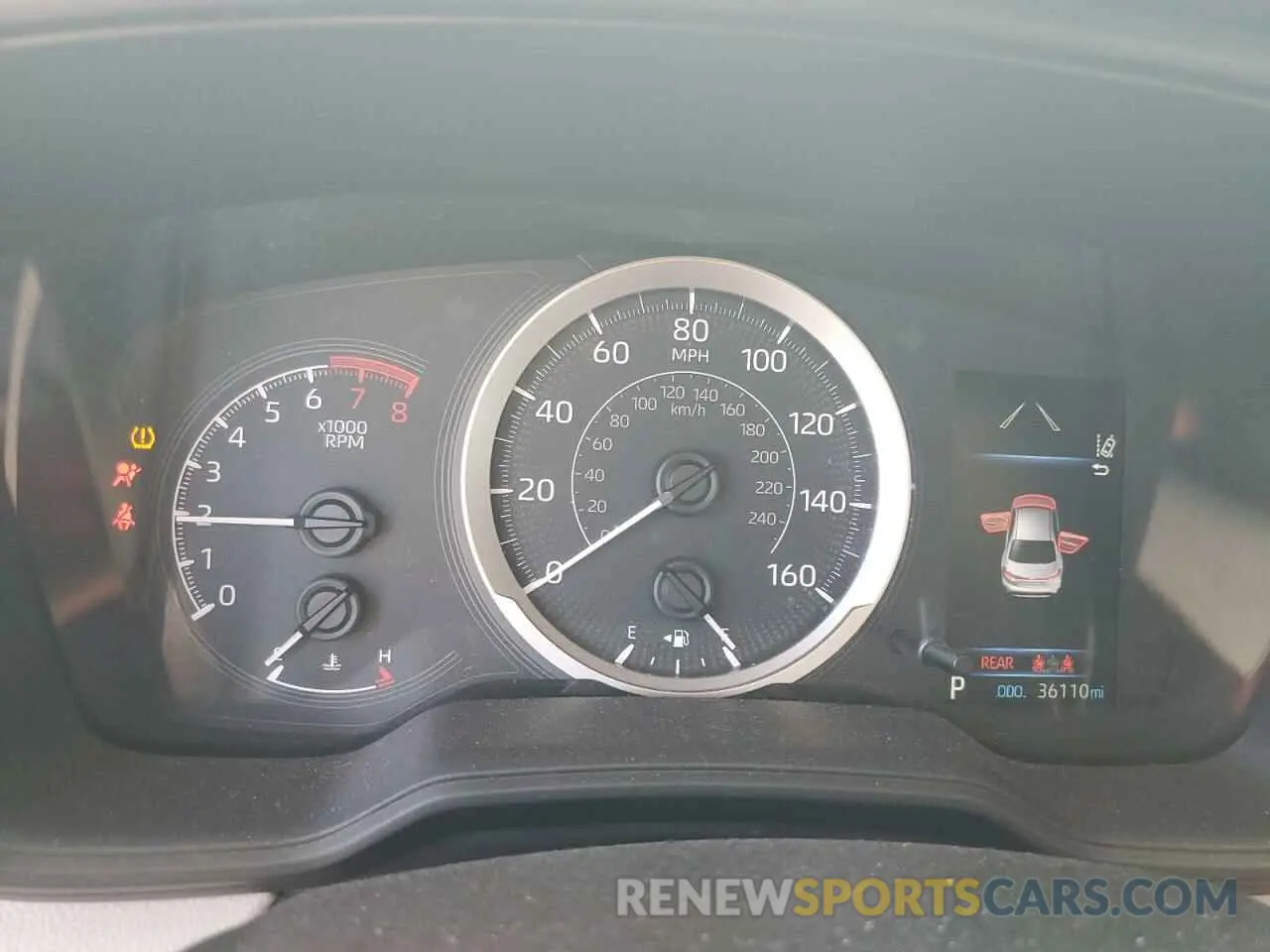 9 fotografías del automóvil dañado 5YFEPRAE8LP096728 TOYOTA COROLLA 2020