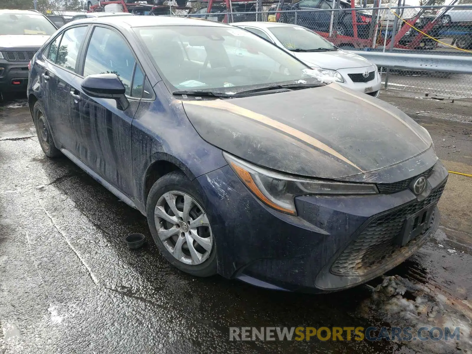 1 fotografías del automóvil dañado 5YFEPRAE8LP097104 TOYOTA COROLLA 2020