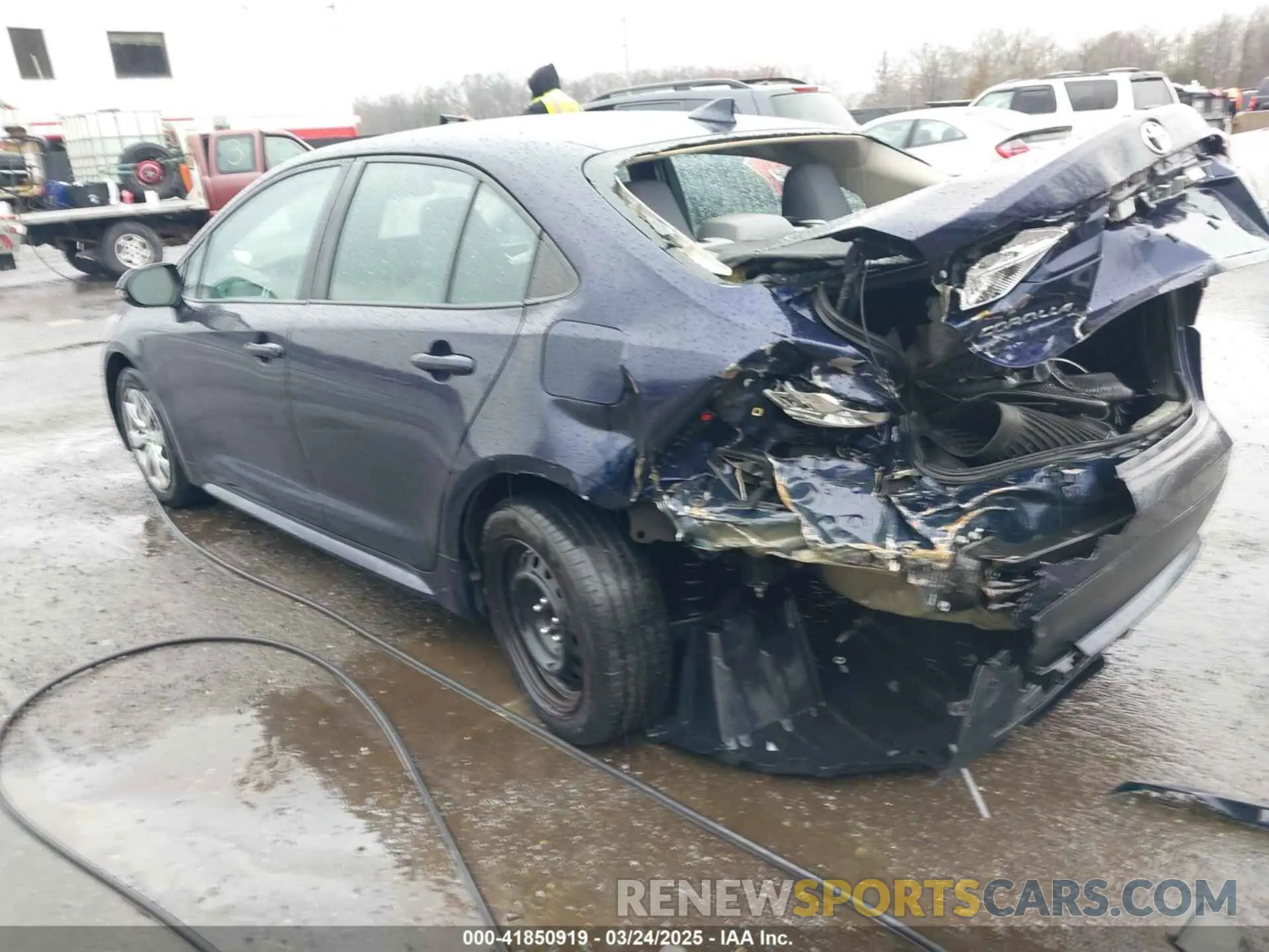 3 fotografías del automóvil dañado 5YFEPRAE8LP108201 TOYOTA COROLLA 2020