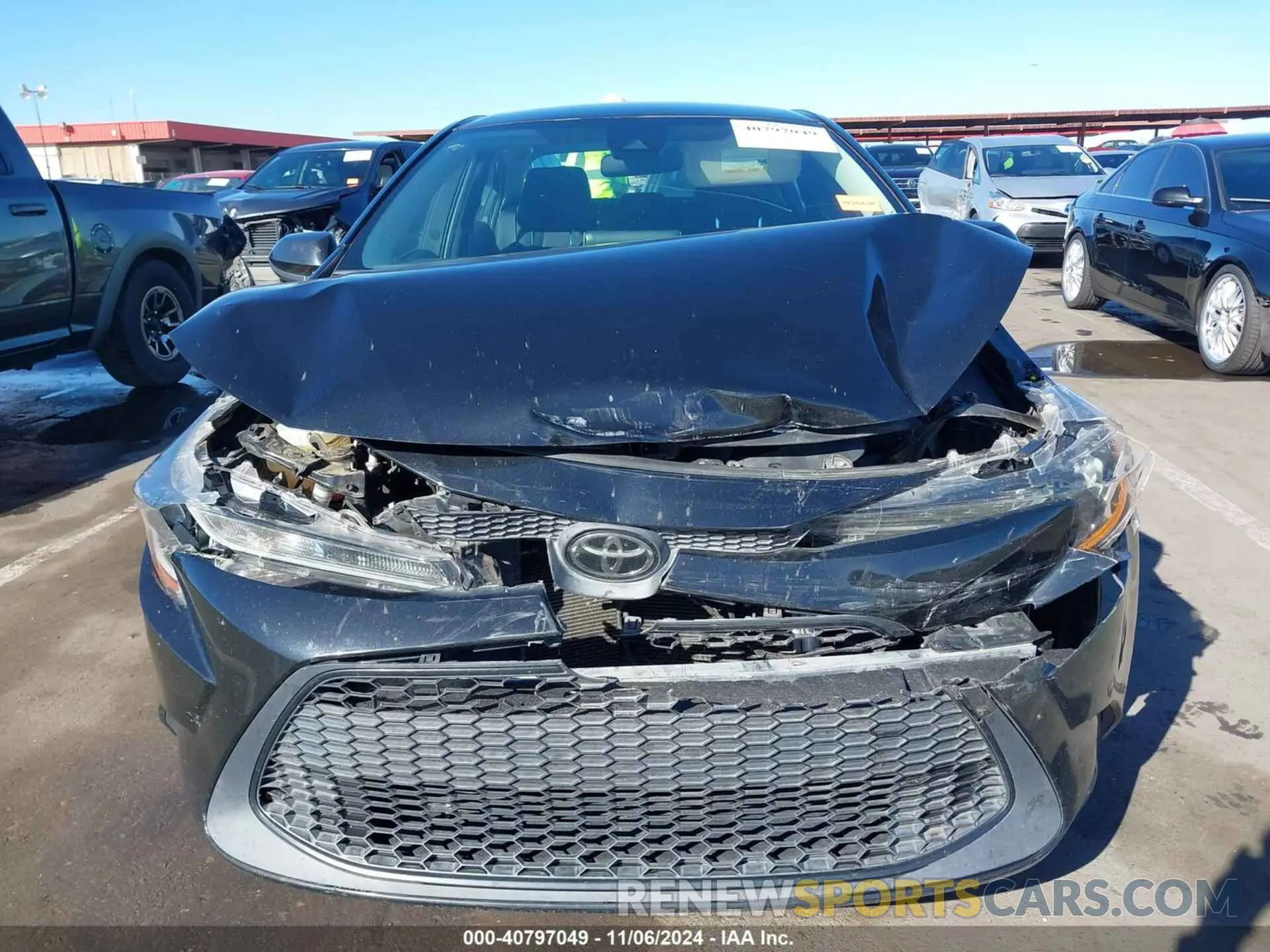6 fotografías del automóvil dañado 5YFEPRAE8LP116542 TOYOTA COROLLA 2020