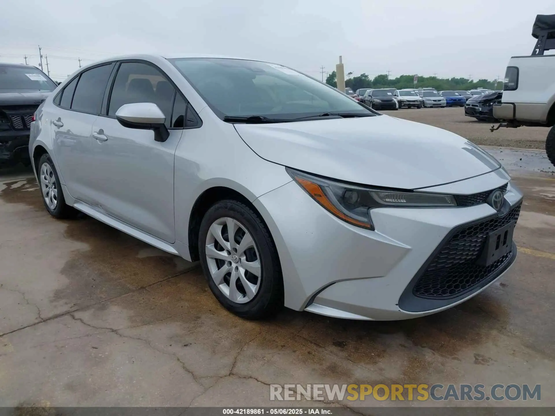 1 fotografías del automóvil dañado 5YFEPRAE8LP123927 TOYOTA COROLLA 2020