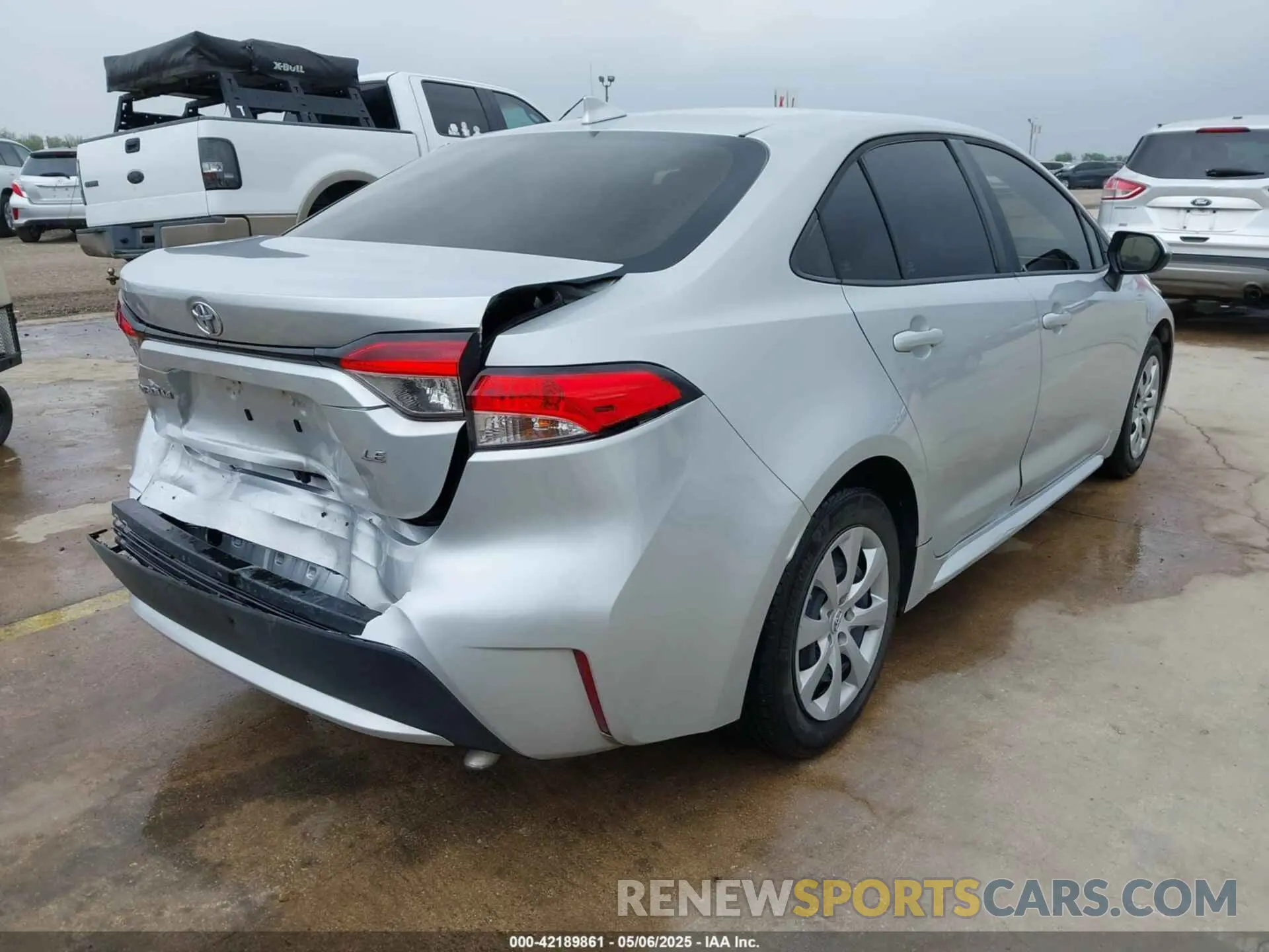 4 fotografías del automóvil dañado 5YFEPRAE8LP123927 TOYOTA COROLLA 2020