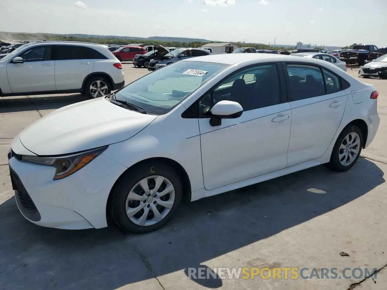 1 fotografías del automóvil dañado 5YFEPRAE8LP136385 TOYOTA COROLLA 2020