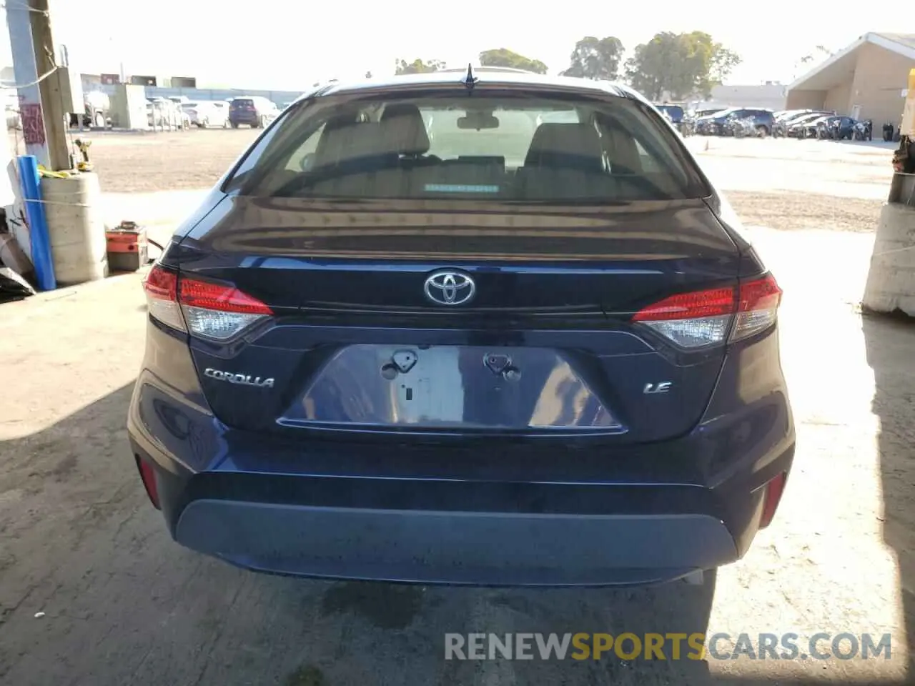 6 fotografías del automóvil dañado 5YFEPRAE8LP137021 TOYOTA COROLLA 2020
