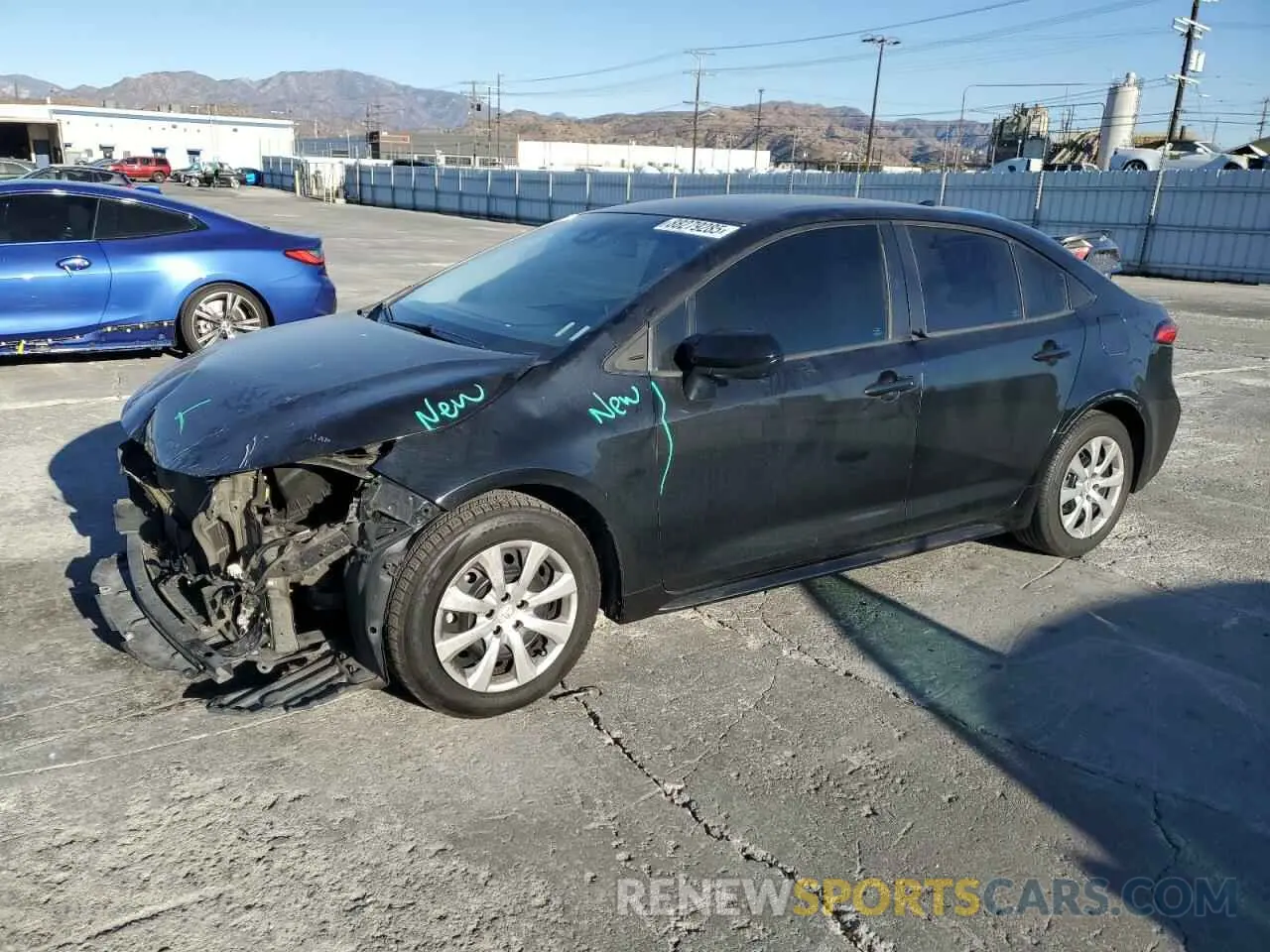 1 fotografías del automóvil dañado 5YFEPRAE9LP005529 TOYOTA COROLLA 2020
