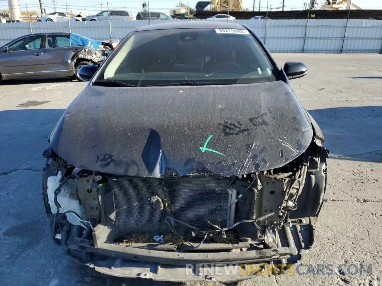 5 fotografías del automóvil dañado 5YFEPRAE9LP005529 TOYOTA COROLLA 2020