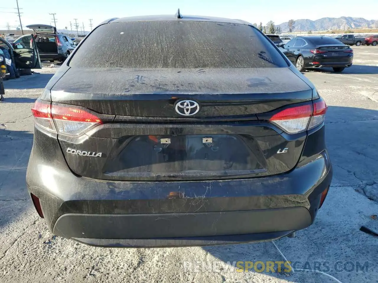 6 fotografías del automóvil dañado 5YFEPRAE9LP005529 TOYOTA COROLLA 2020