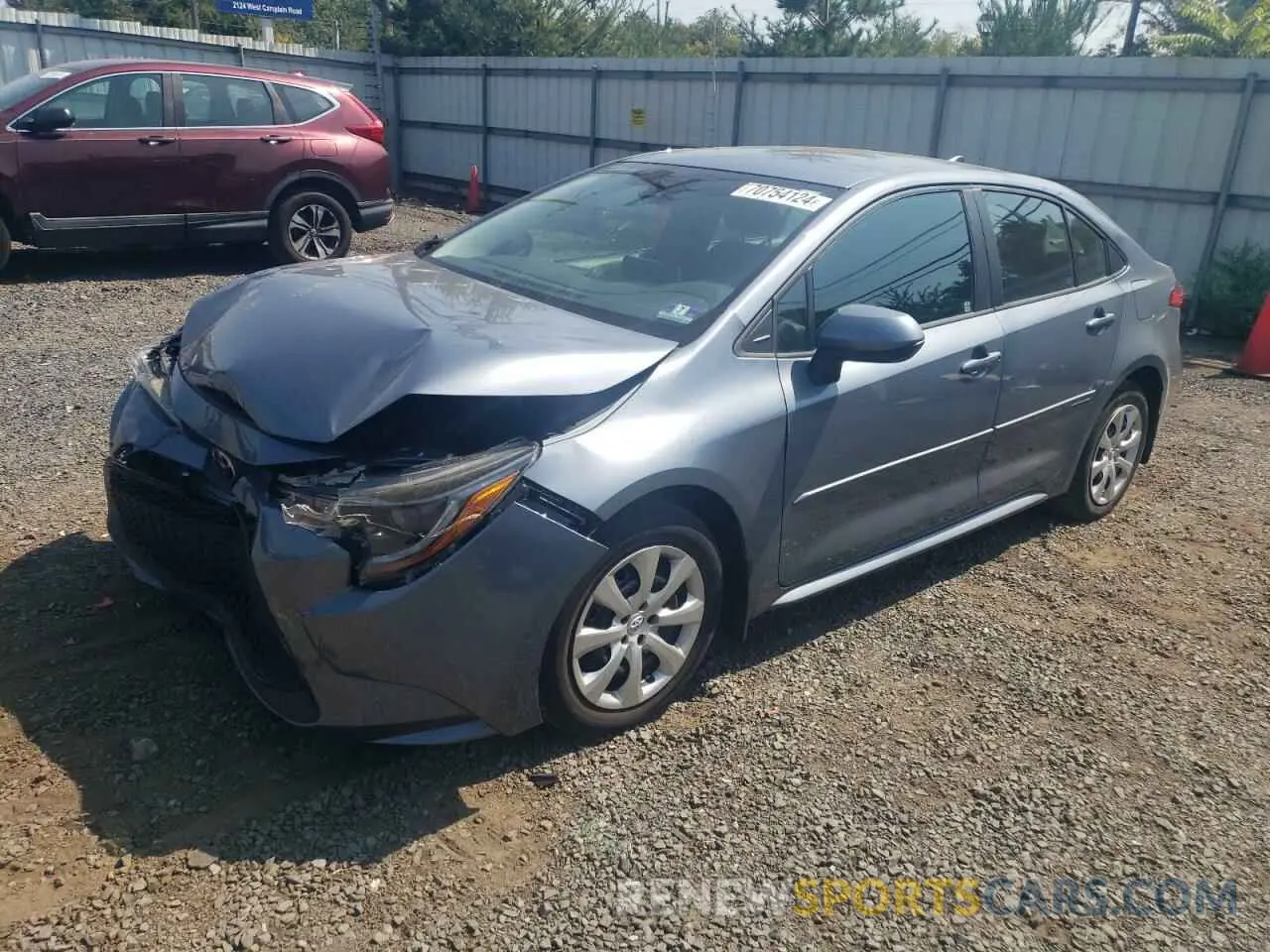 1 fotografías del automóvil dañado 5YFEPRAE9LP012920 TOYOTA COROLLA 2020