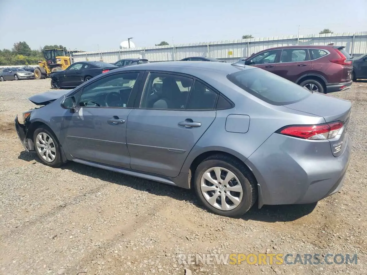 2 fotografías del automóvil dañado 5YFEPRAE9LP012920 TOYOTA COROLLA 2020