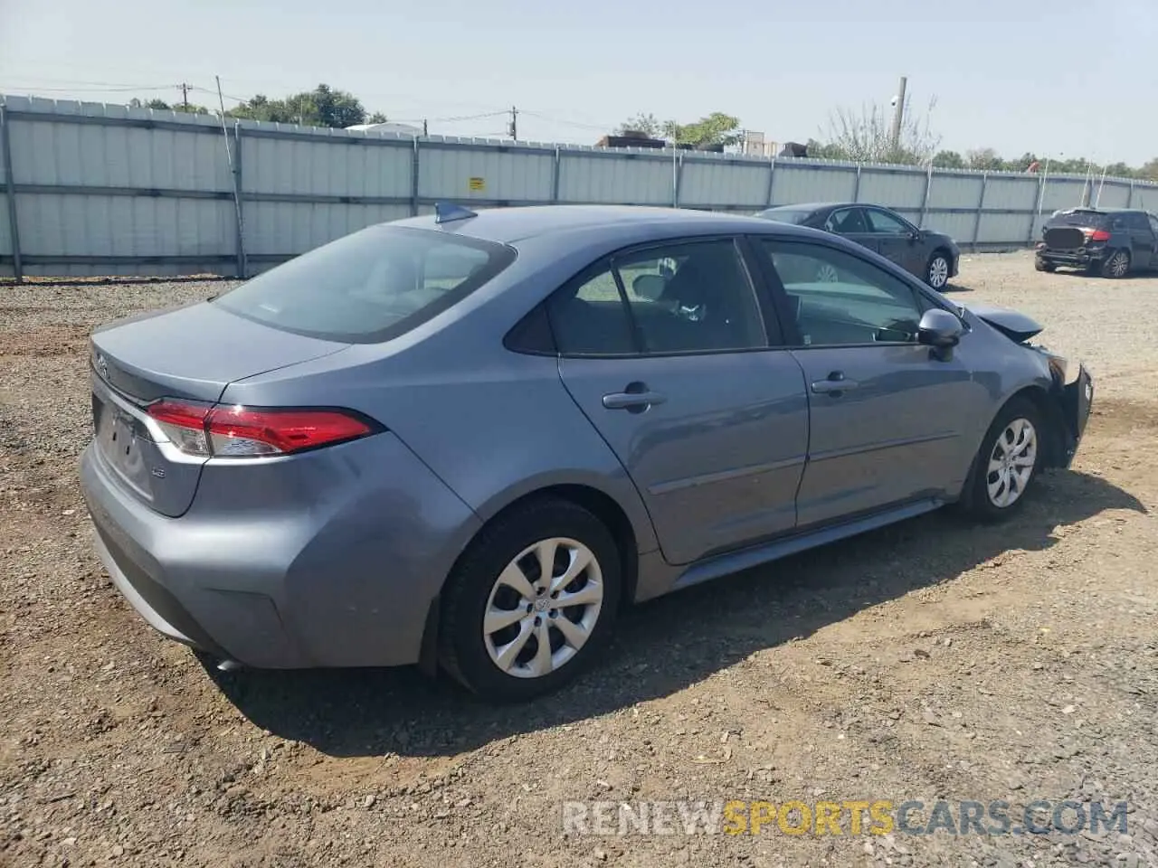 3 fotografías del automóvil dañado 5YFEPRAE9LP012920 TOYOTA COROLLA 2020