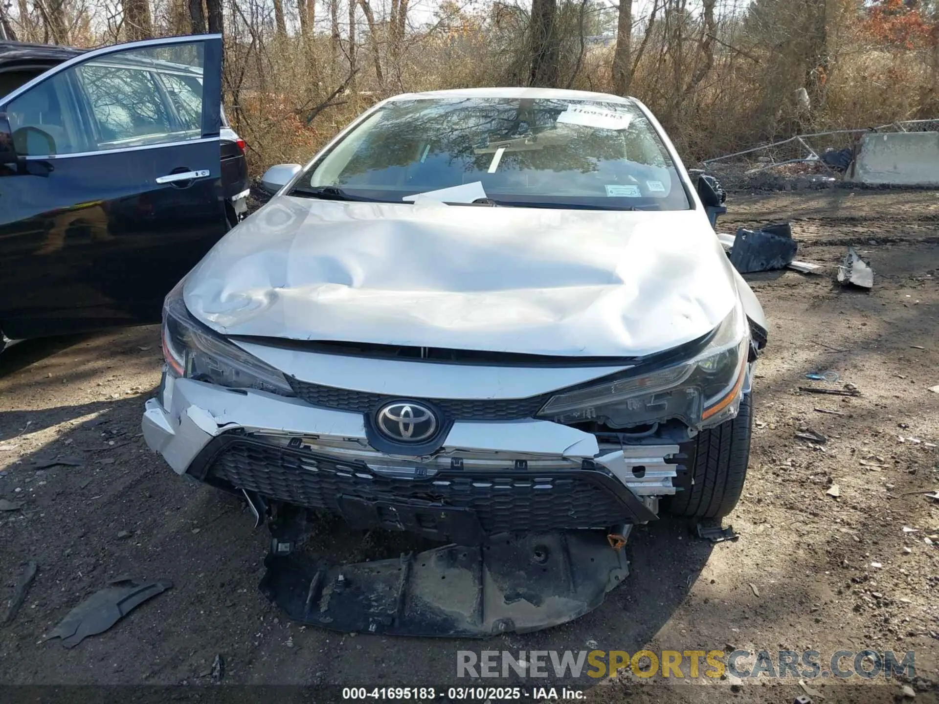 12 fotografías del automóvil dañado 5YFEPRAE9LP023156 TOYOTA COROLLA 2020