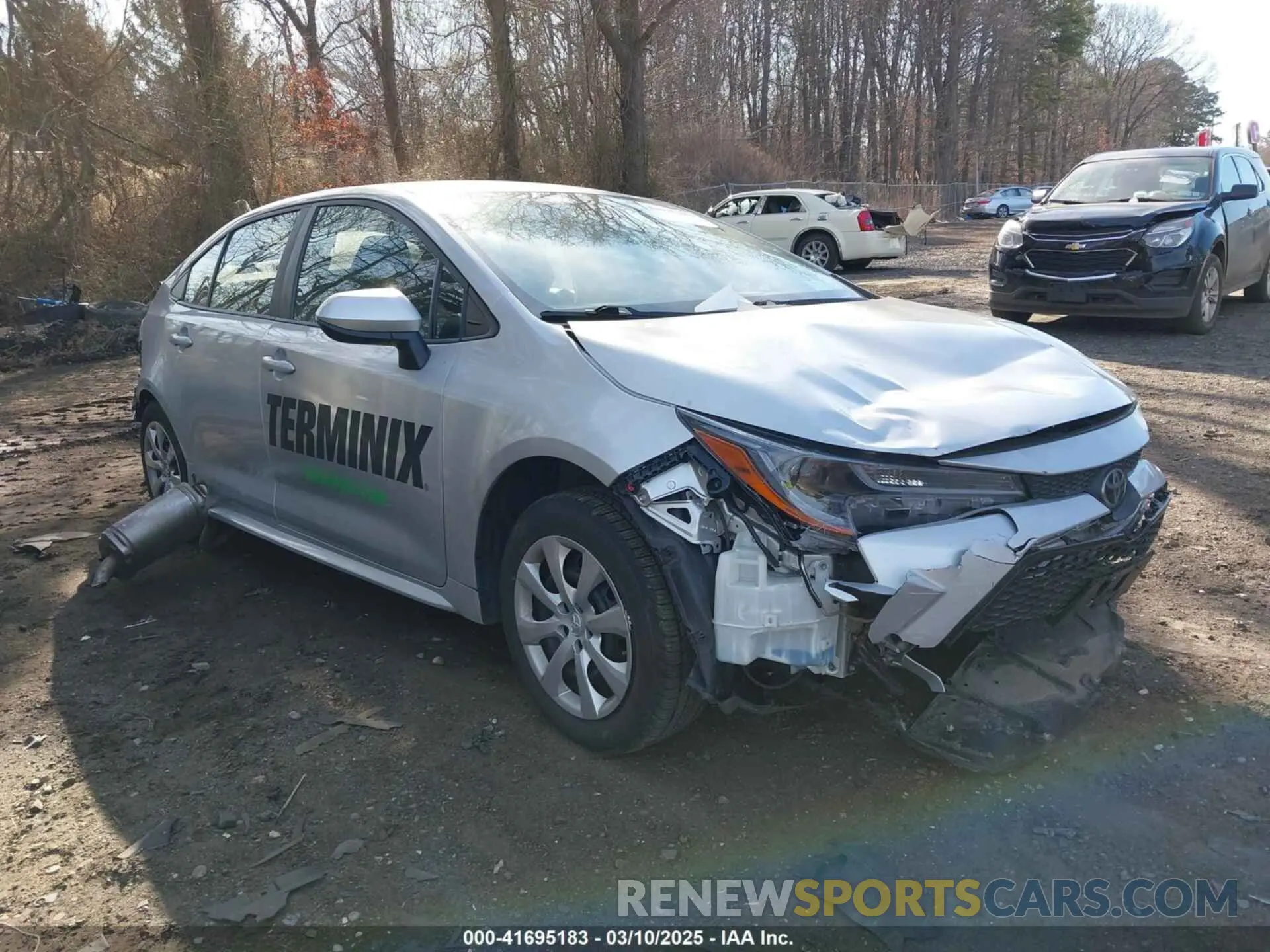 13 fotografías del automóvil dañado 5YFEPRAE9LP023156 TOYOTA COROLLA 2020