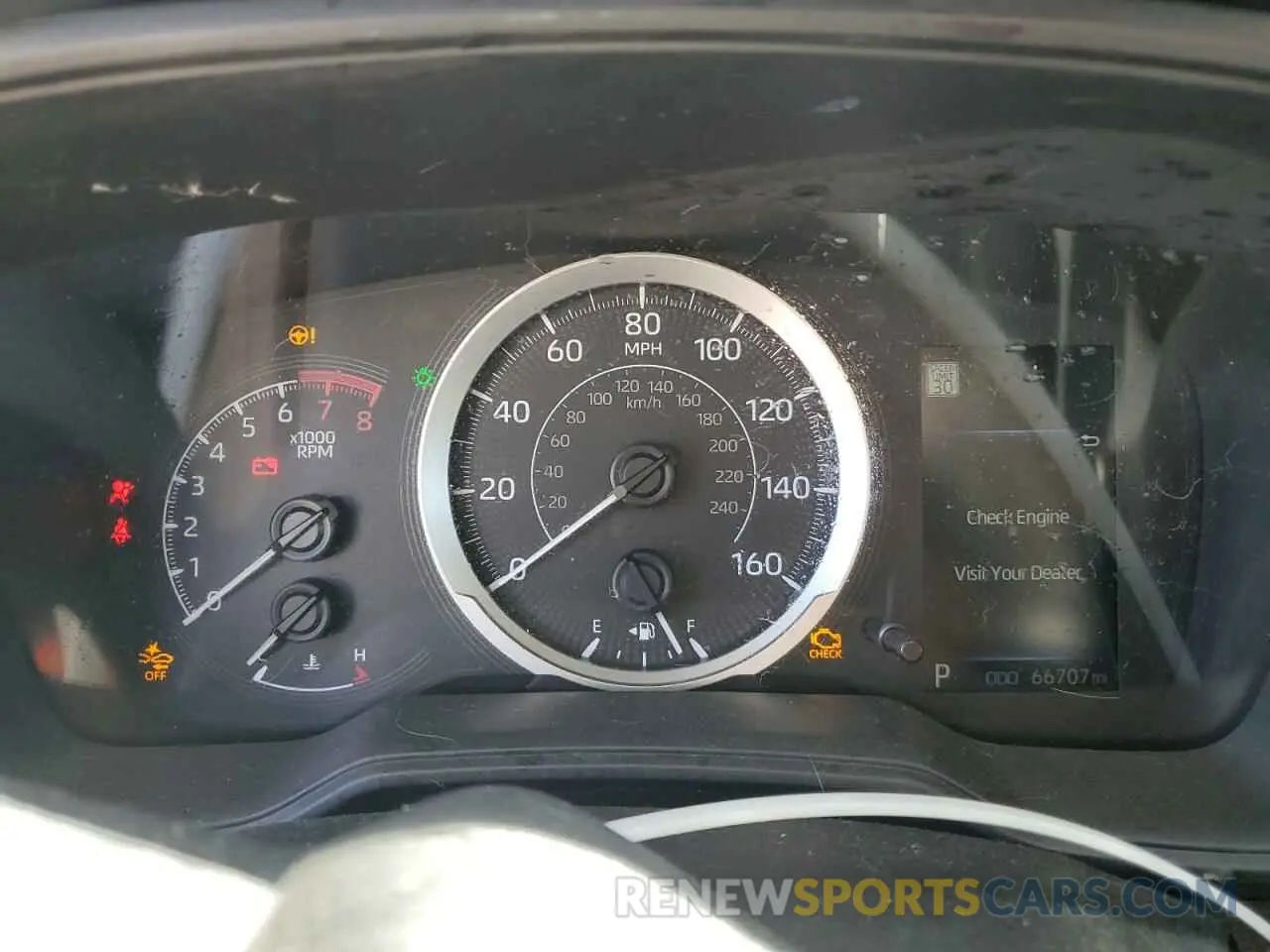 9 fotografías del automóvil dañado 5YFEPRAE9LP043116 TOYOTA COROLLA 2020