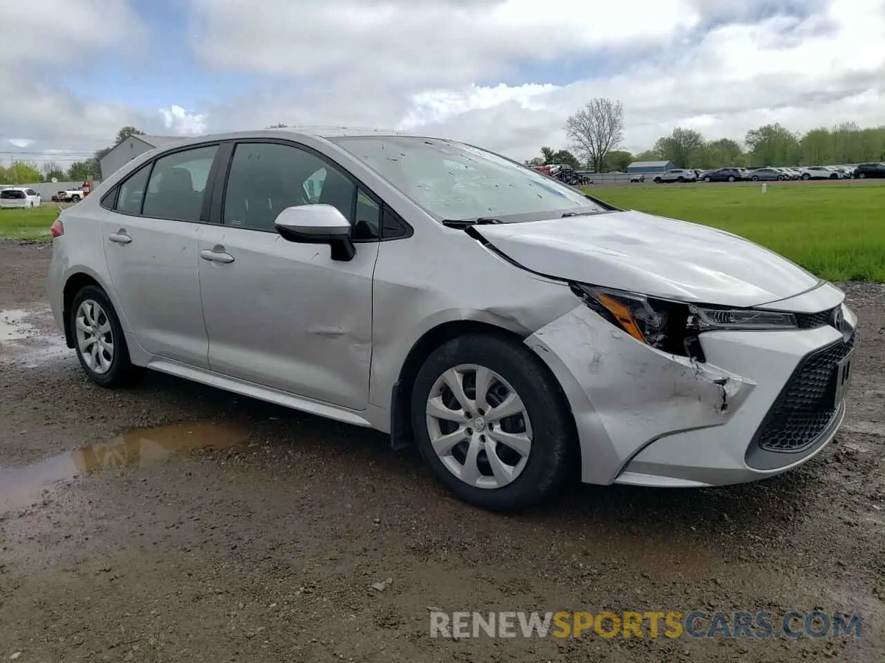 4 fotografías del automóvil dañado 5YFEPRAE9LP044699 TOYOTA COROLLA 2020