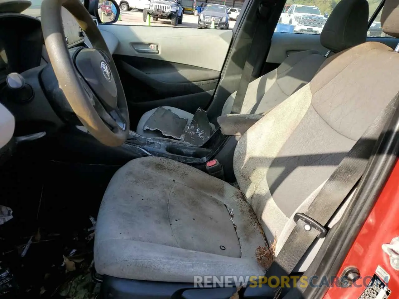 7 fotografías del automóvil dañado 5YFEPRAE9LP048350 TOYOTA COROLLA 2020