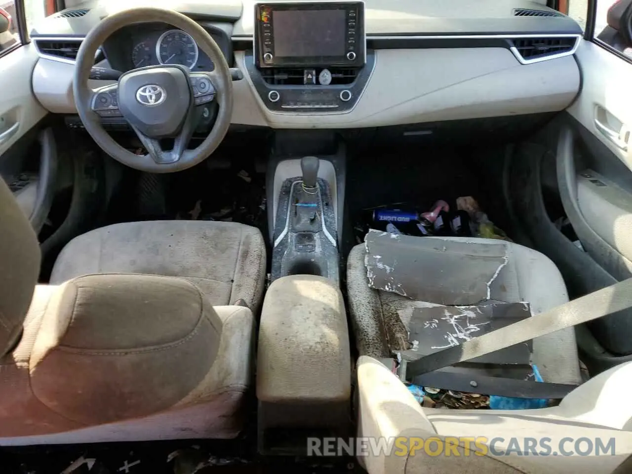 8 fotografías del automóvil dañado 5YFEPRAE9LP048350 TOYOTA COROLLA 2020