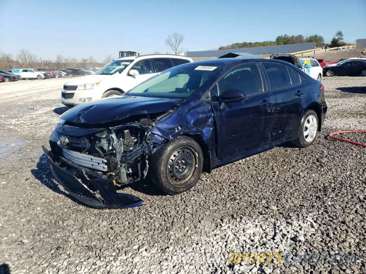 1 fotografías del automóvil dañado 5YFEPRAE9LP055444 TOYOTA COROLLA 2020