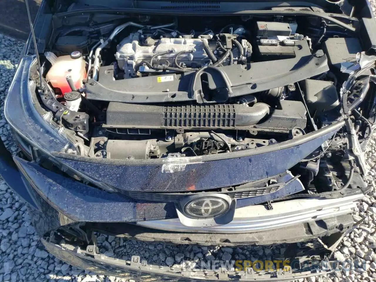 11 fotografías del automóvil dañado 5YFEPRAE9LP055444 TOYOTA COROLLA 2020
