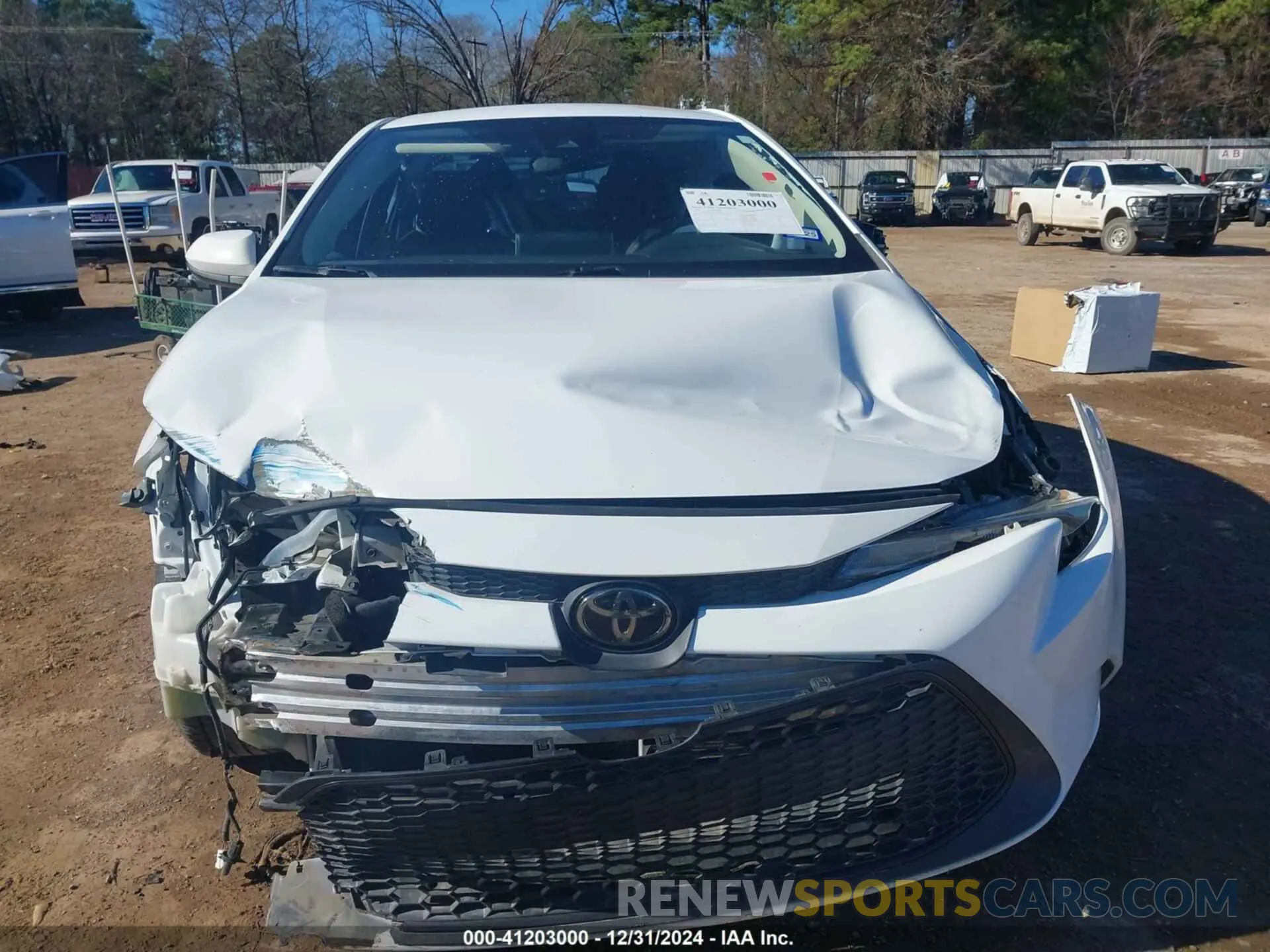 13 fotografías del automóvil dañado 5YFEPRAE9LP061003 TOYOTA COROLLA 2020