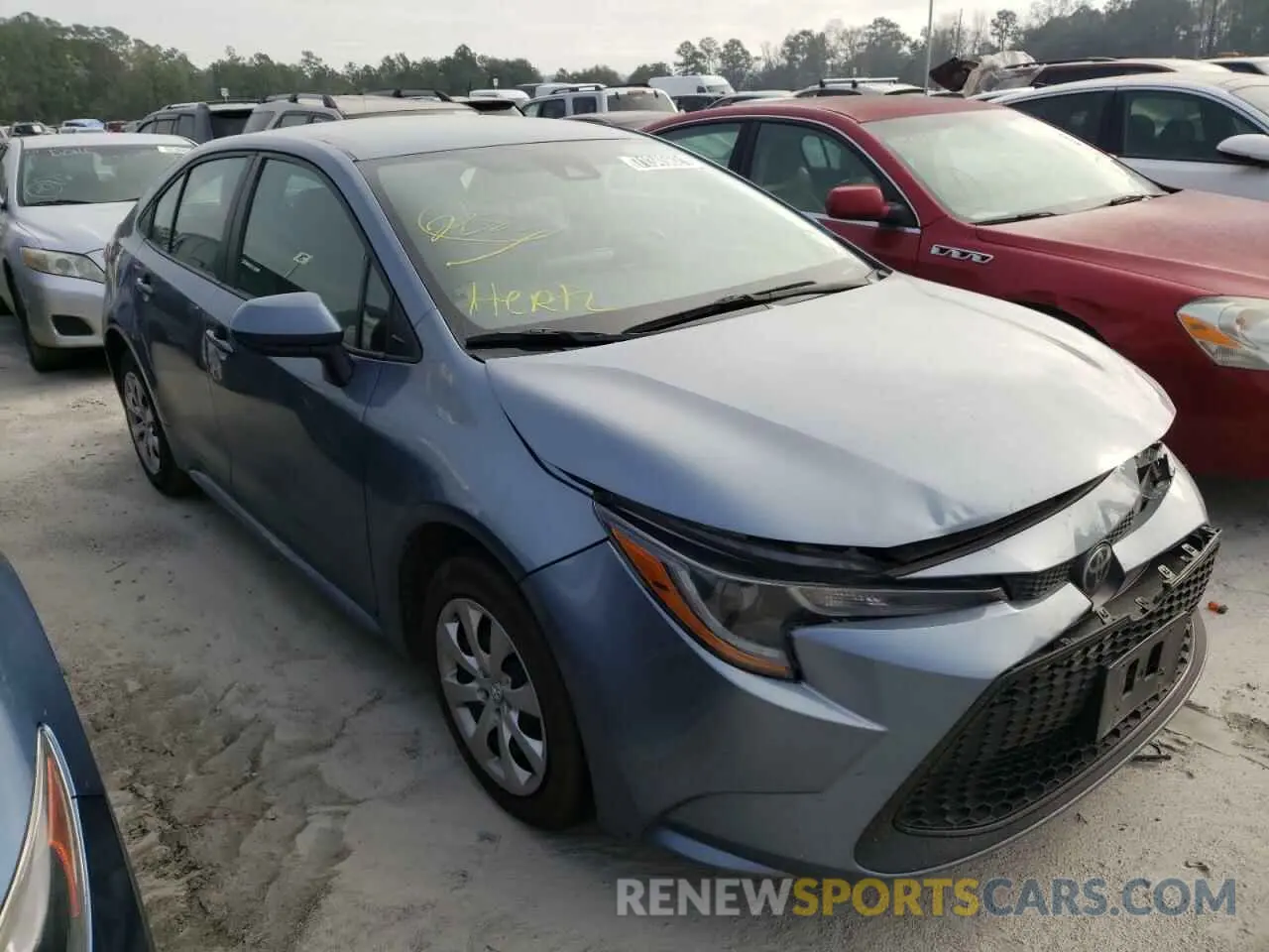 1 fotografías del automóvil dañado 5YFEPRAE9LP065858 TOYOTA COROLLA 2020