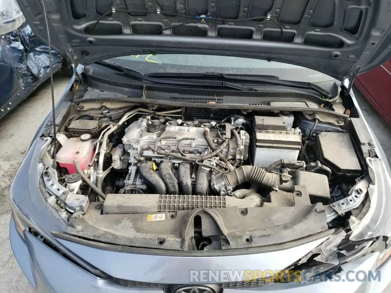 5 fotografías del automóvil dañado 5YFEPRAE9LP065858 TOYOTA COROLLA 2020