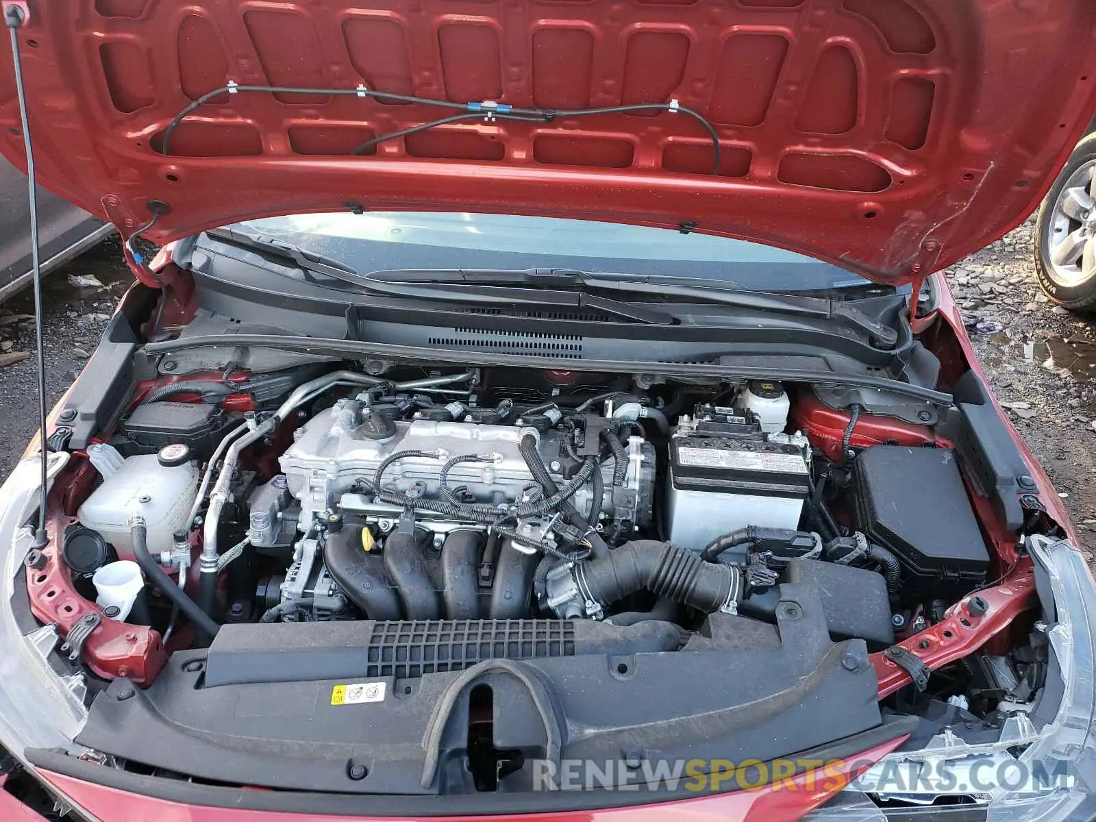 7 fotografías del automóvil dañado 5YFEPRAE9LP068260 TOYOTA COROLLA 2020