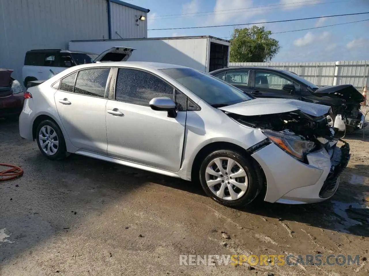 4 fotografías del automóvil dañado 5YFEPRAE9LP069389 TOYOTA COROLLA 2020