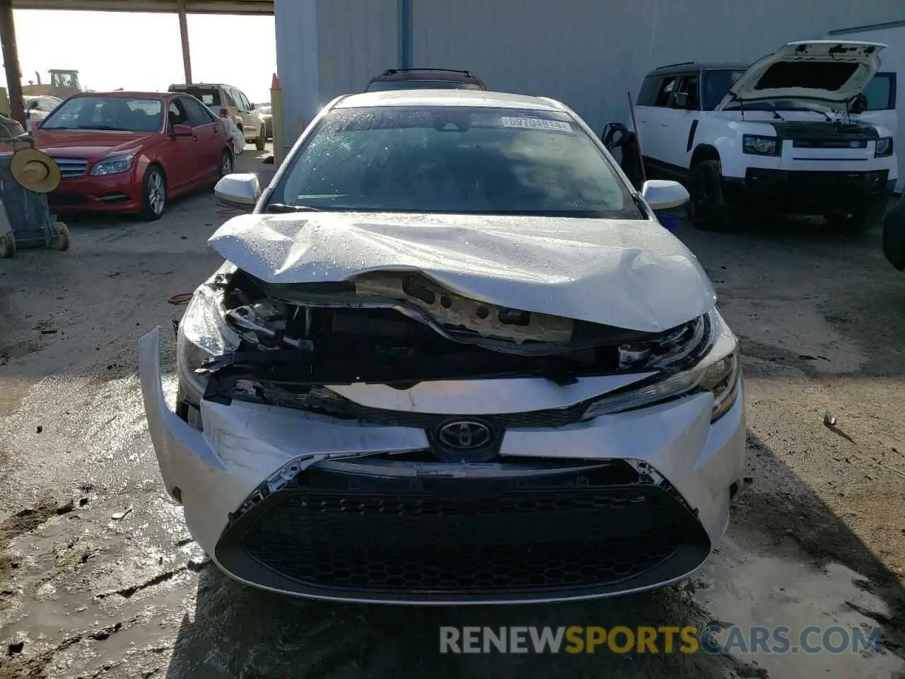 5 fotografías del automóvil dañado 5YFEPRAE9LP069389 TOYOTA COROLLA 2020