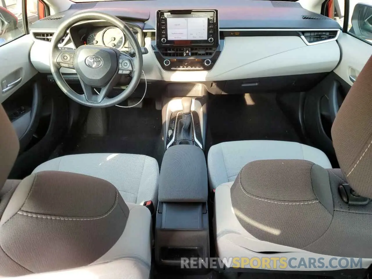 8 fotografías del automóvil dañado 5YFEPRAE9LP069490 TOYOTA COROLLA 2020