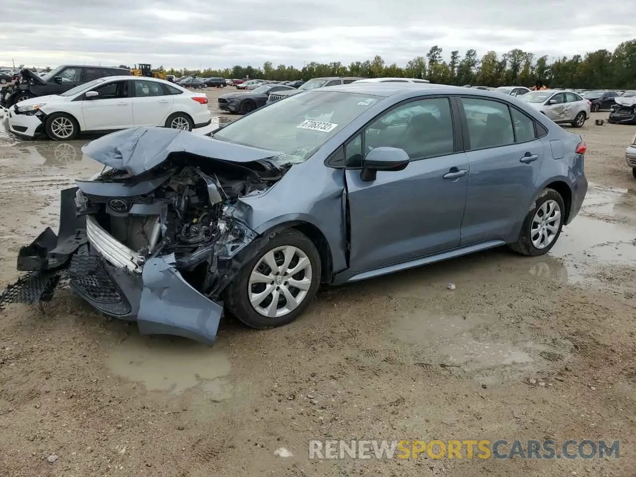 1 fotografías del automóvil dañado 5YFEPRAE9LP071434 TOYOTA COROLLA 2020