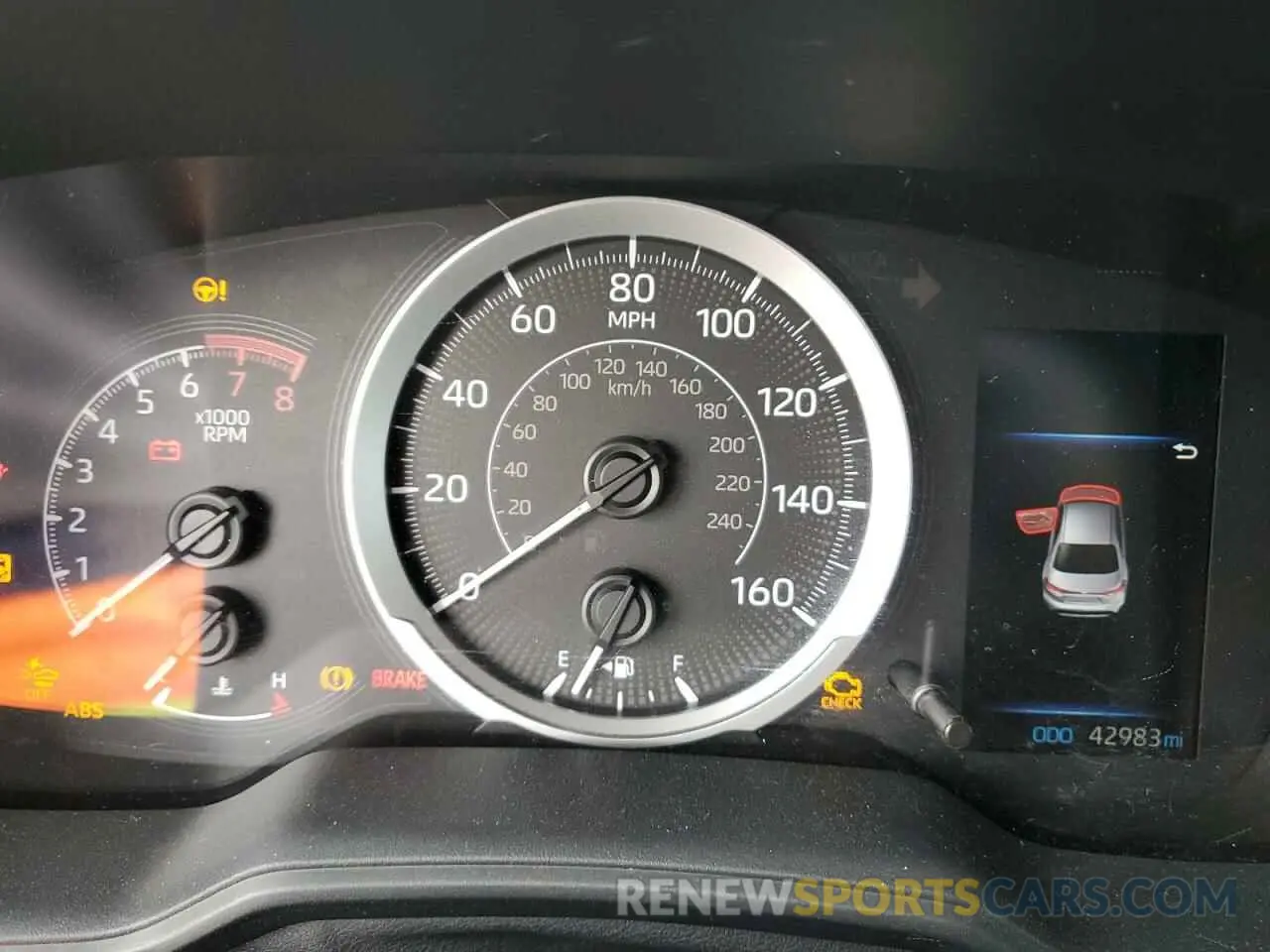 9 fotografías del automóvil dañado 5YFEPRAE9LP071434 TOYOTA COROLLA 2020
