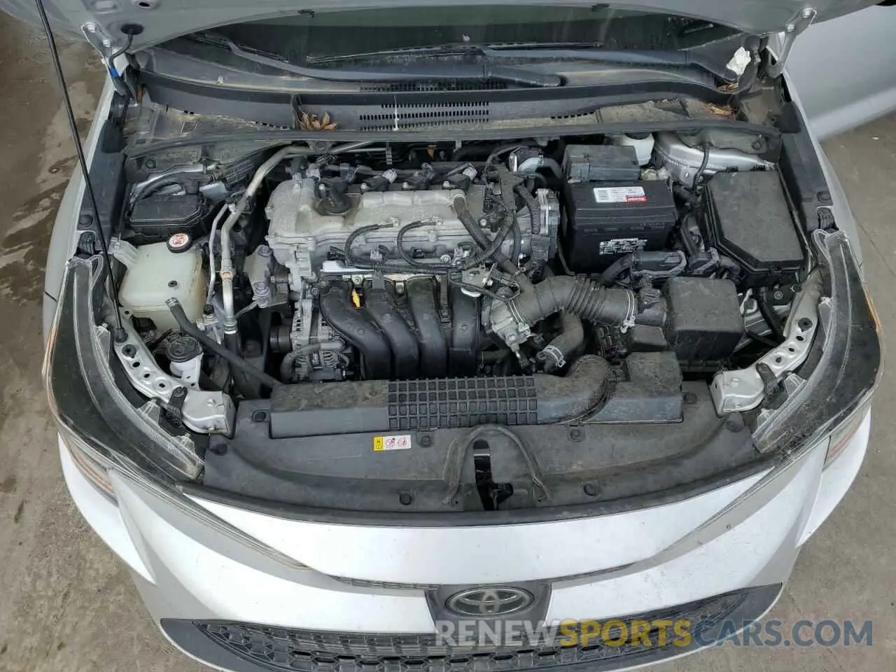11 fotografías del automóvil dañado 5YFEPRAE9LP074298 TOYOTA COROLLA 2020