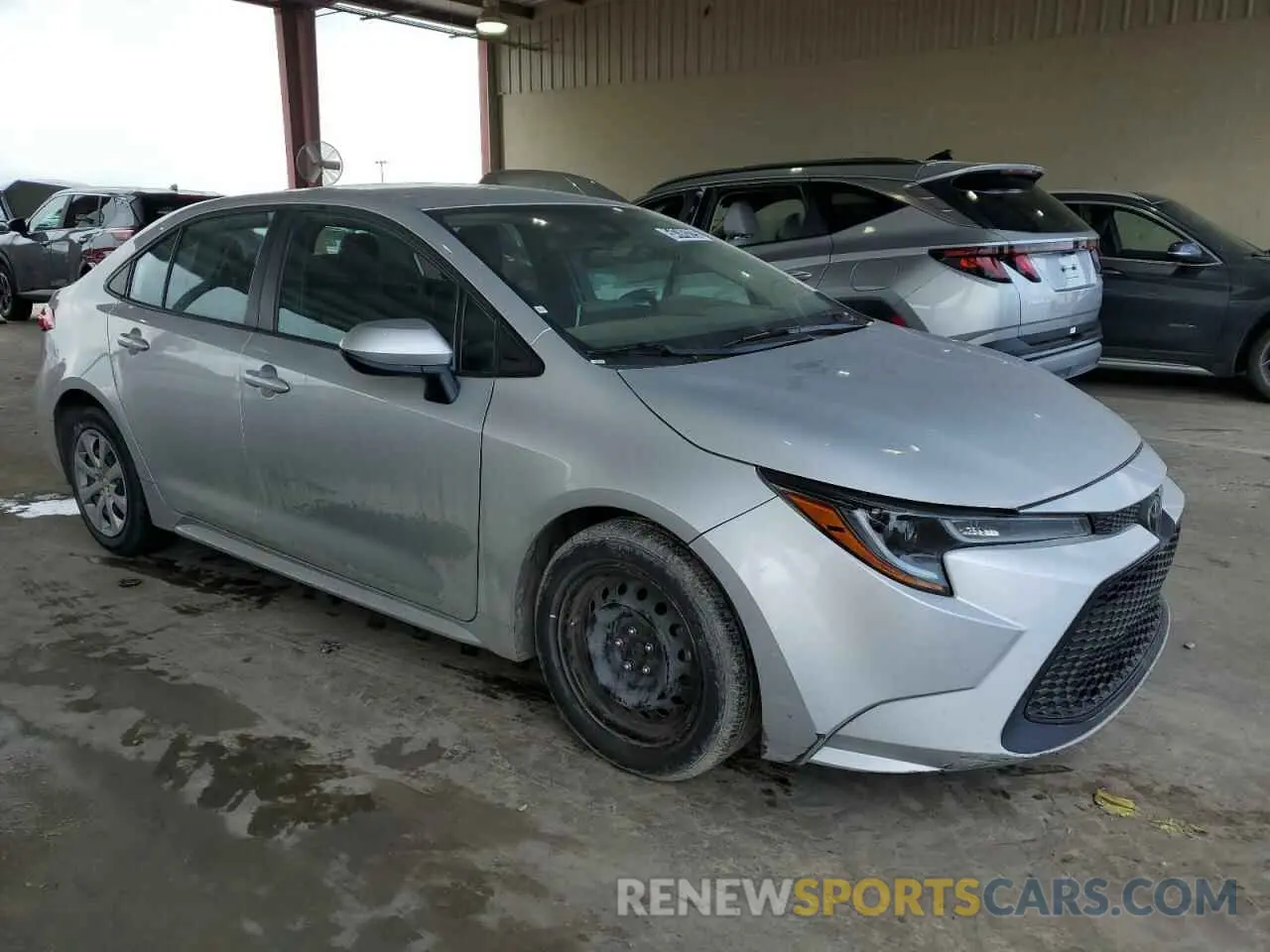 4 fotografías del automóvil dañado 5YFEPRAE9LP074298 TOYOTA COROLLA 2020