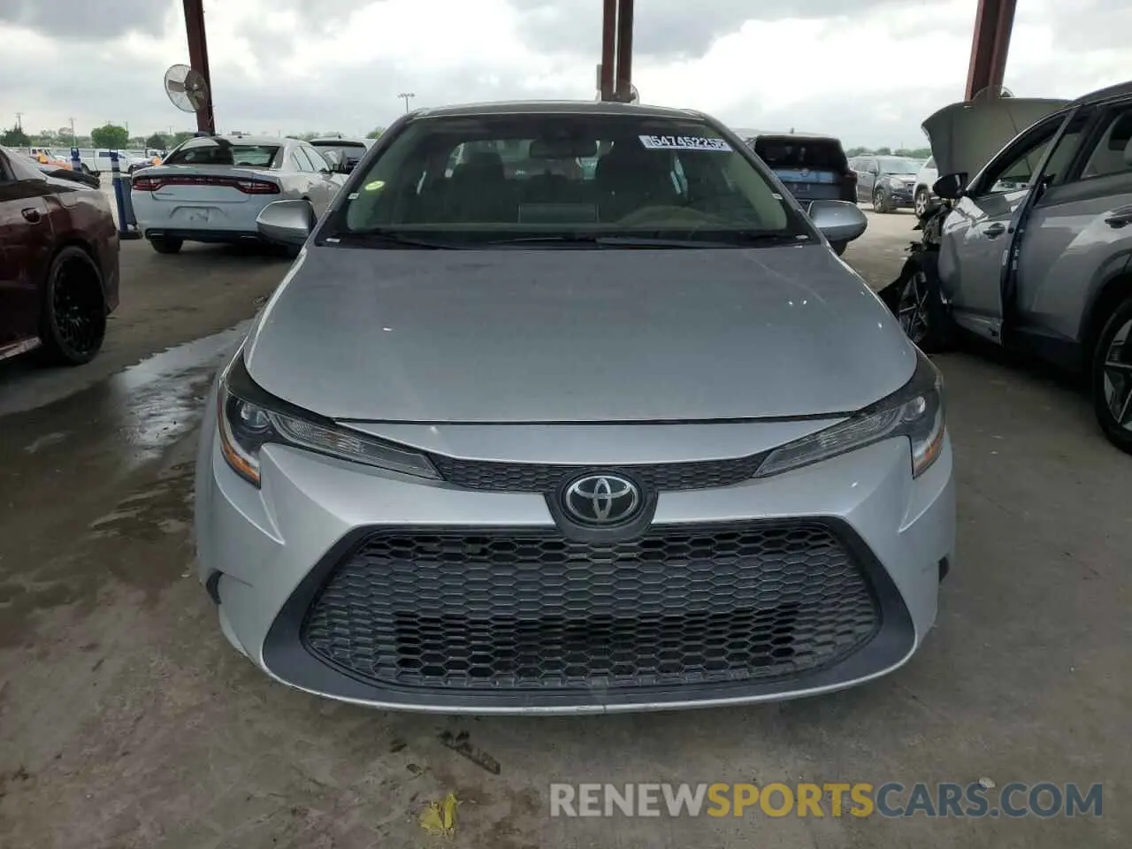 5 fotografías del automóvil dañado 5YFEPRAE9LP074298 TOYOTA COROLLA 2020