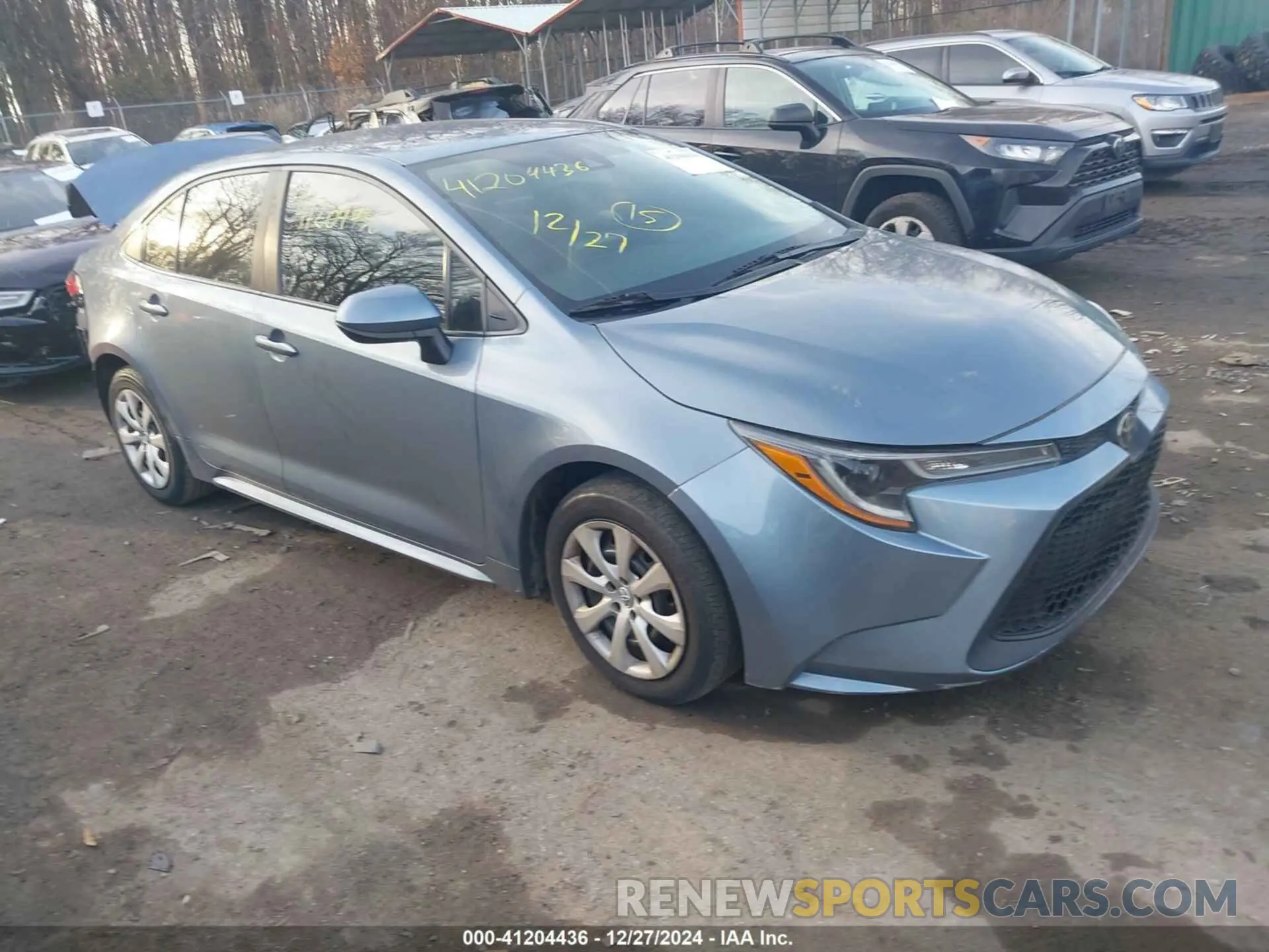 1 fotografías del automóvil dañado 5YFEPRAE9LP076424 TOYOTA COROLLA 2020
