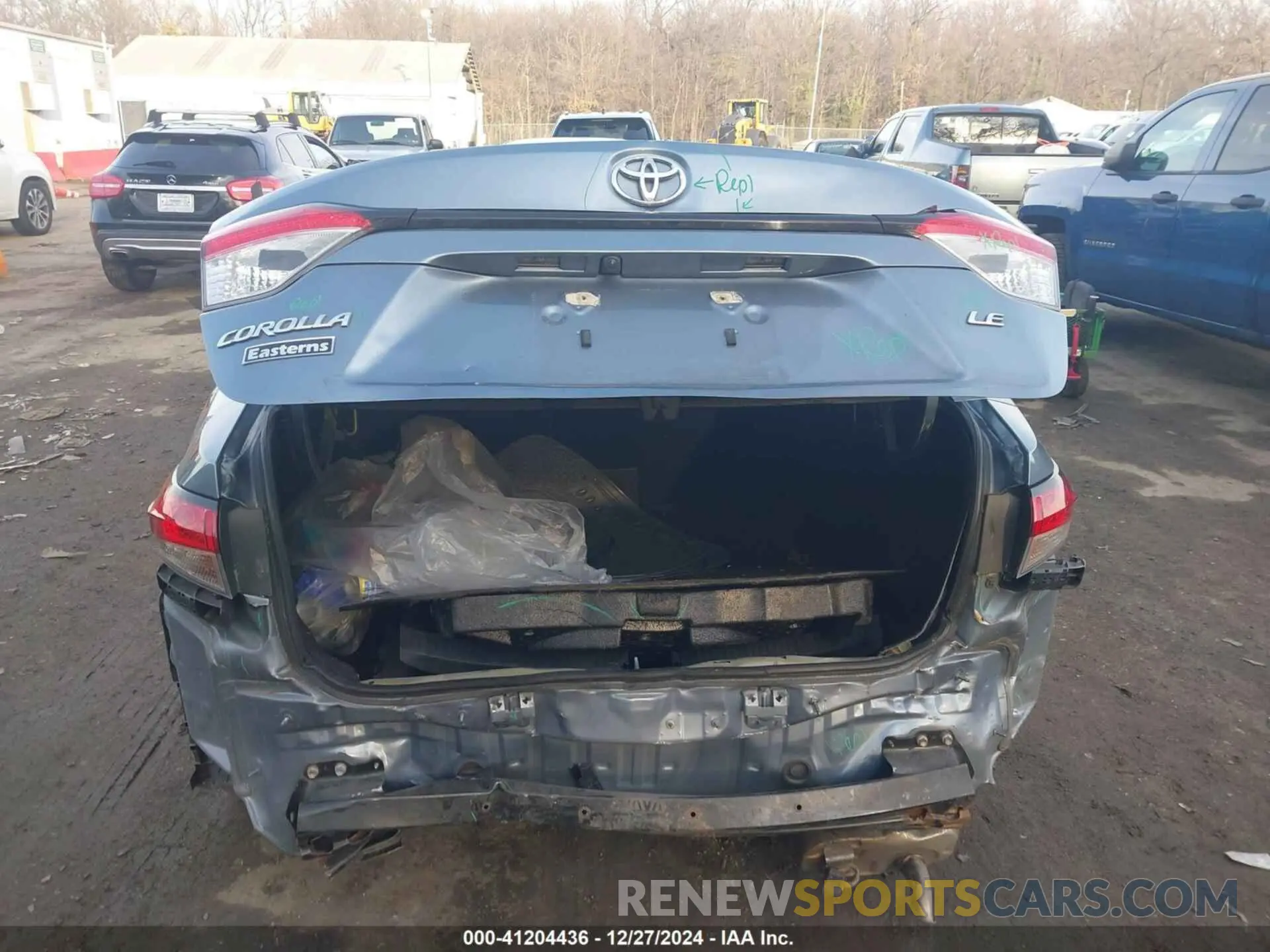16 fotografías del automóvil dañado 5YFEPRAE9LP076424 TOYOTA COROLLA 2020