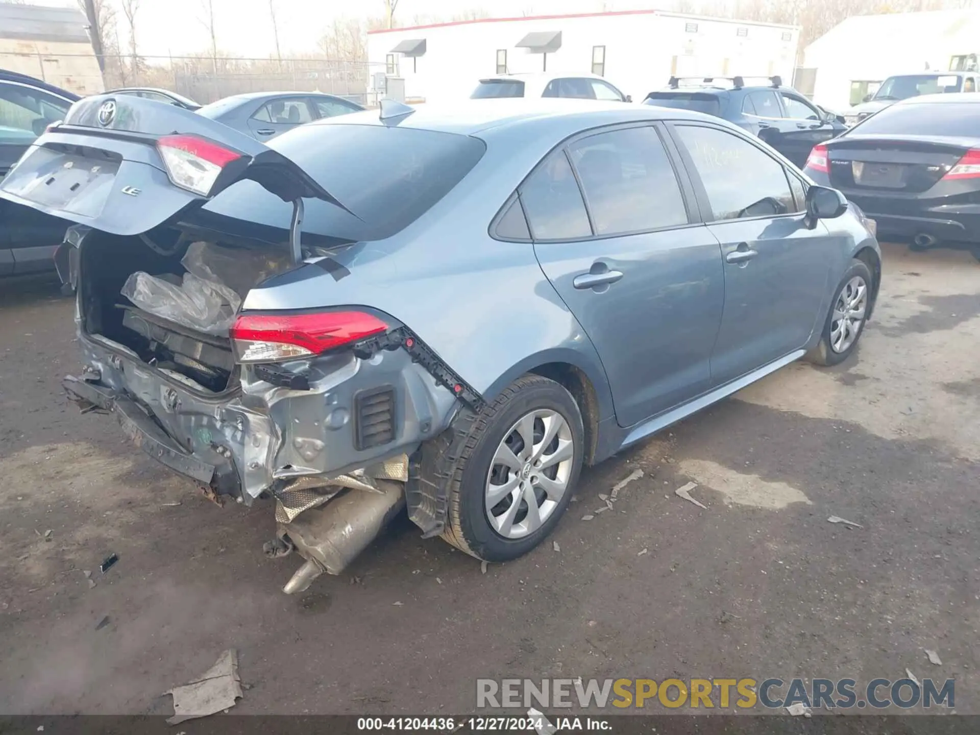 4 fotografías del automóvil dañado 5YFEPRAE9LP076424 TOYOTA COROLLA 2020