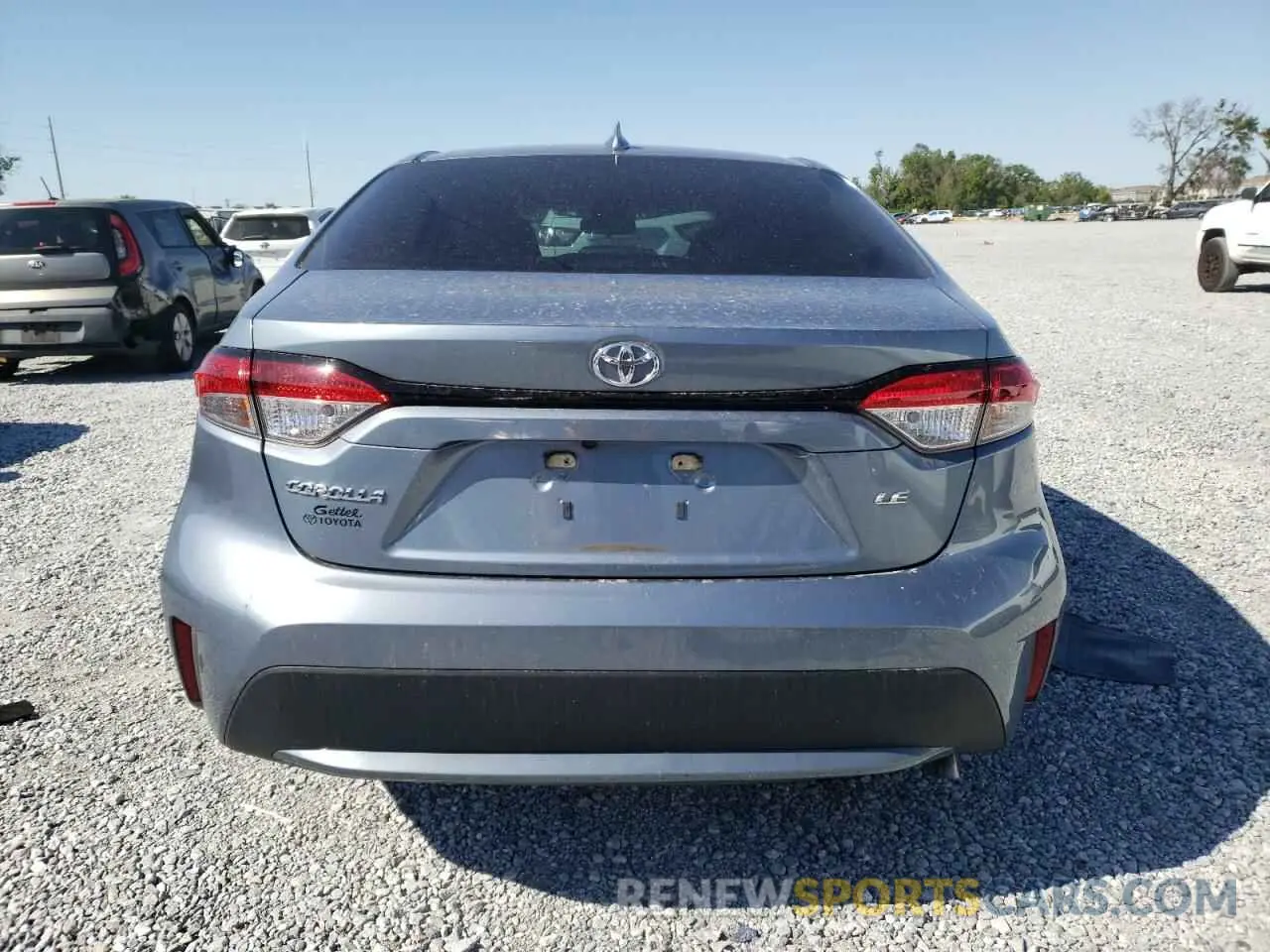 6 fotografías del automóvil dañado 5YFEPRAE9LP077315 TOYOTA COROLLA 2020