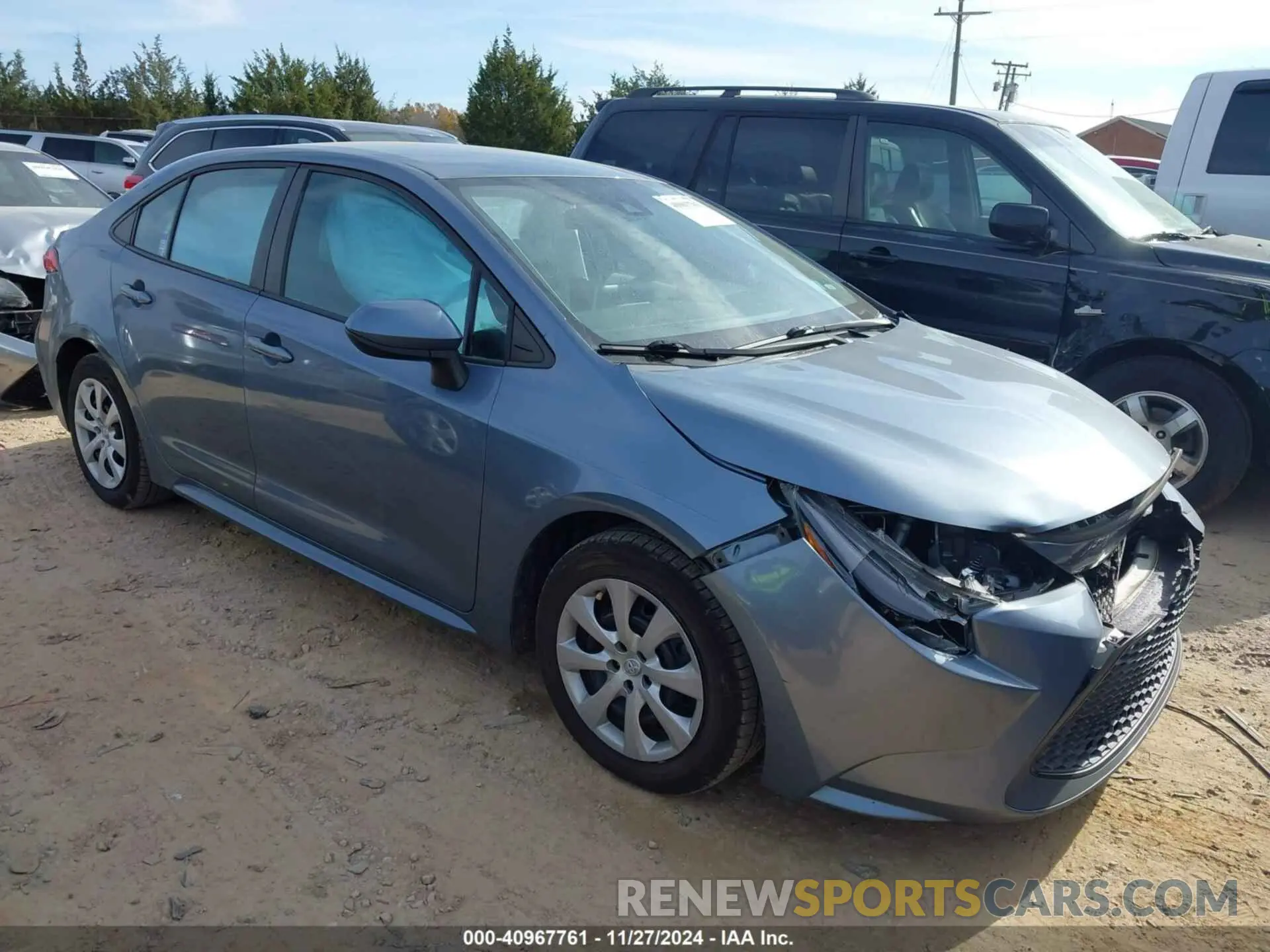 1 fotografías del automóvil dañado 5YFEPRAE9LP078626 TOYOTA COROLLA 2020