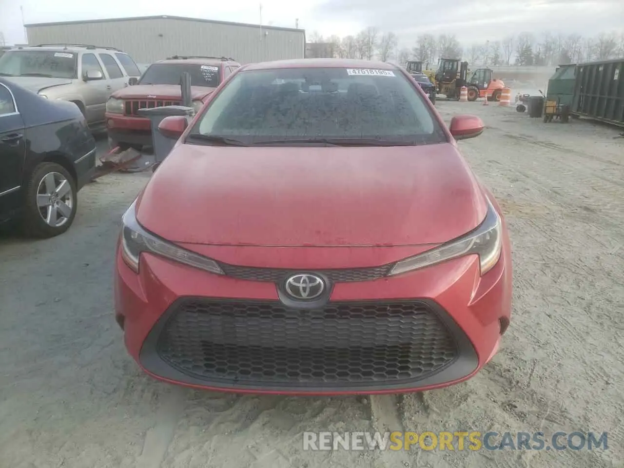 5 fotografías del automóvil dañado 5YFEPRAE9LP078674 TOYOTA COROLLA 2020