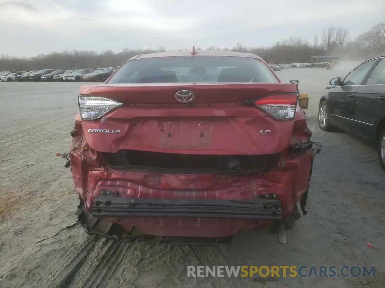6 fotografías del automóvil dañado 5YFEPRAE9LP078674 TOYOTA COROLLA 2020