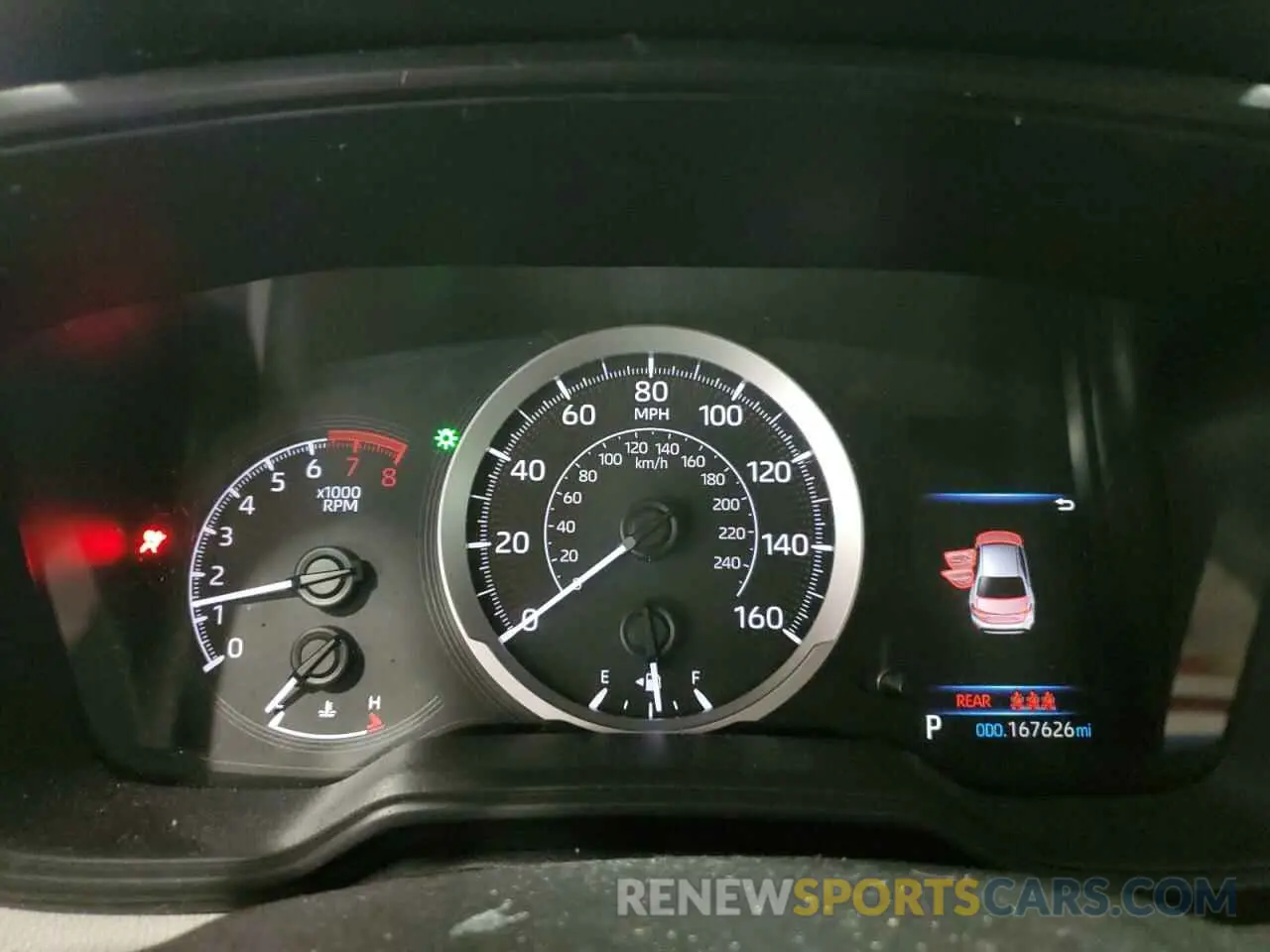 9 fotografías del automóvil dañado 5YFEPRAE9LP081624 TOYOTA COROLLA 2020