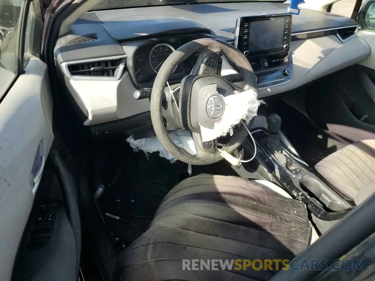 8 fotografías del automóvil dañado 5YFEPRAE9LP088296 TOYOTA COROLLA 2020