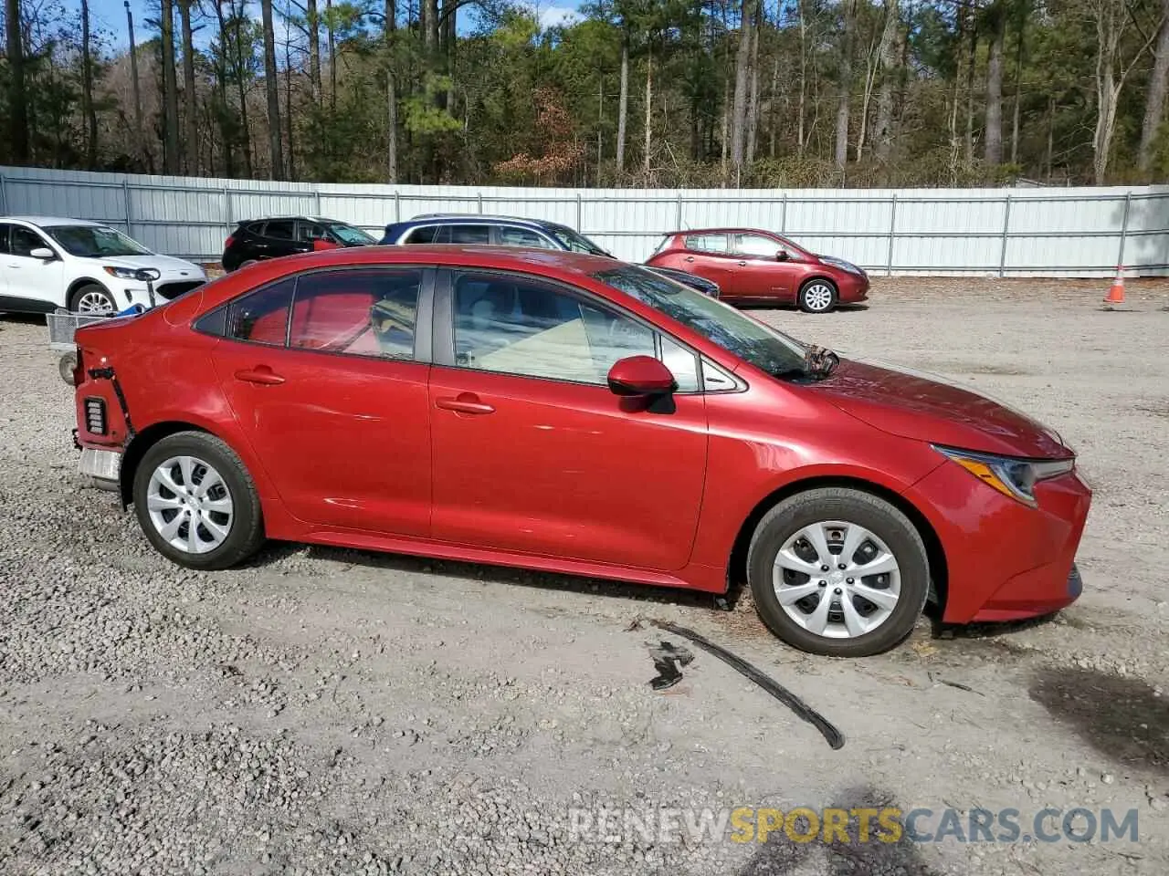 4 fotografías del automóvil dañado 5YFEPRAE9LP094745 TOYOTA COROLLA 2020
