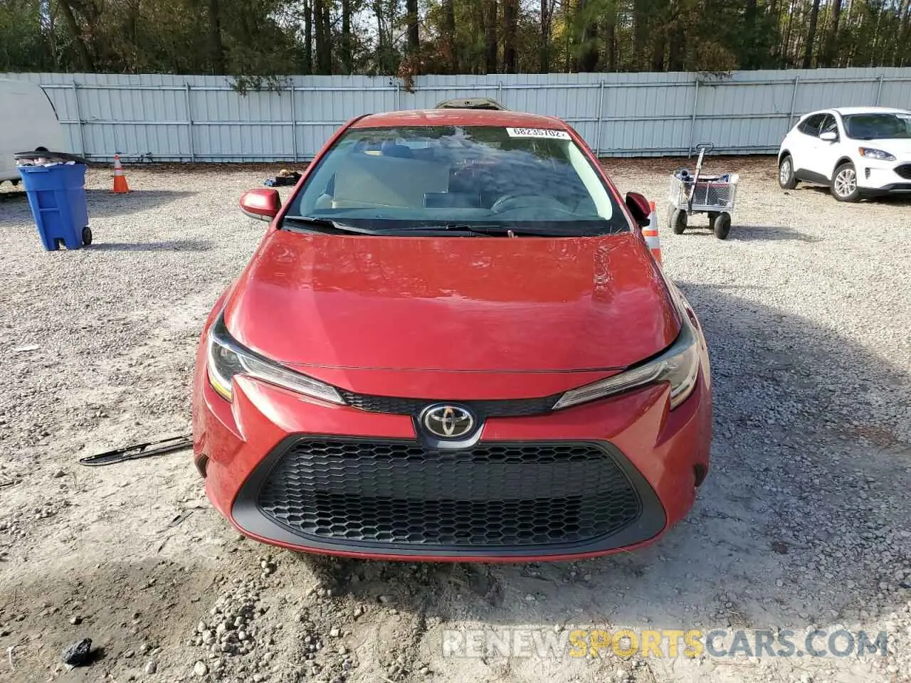 5 fotografías del automóvil dañado 5YFEPRAE9LP094745 TOYOTA COROLLA 2020