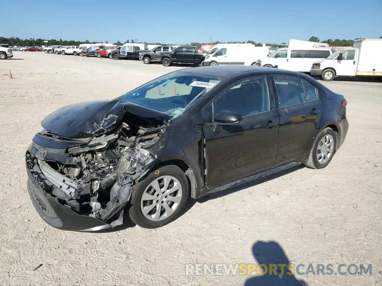 1 fotografías del automóvil dañado 5YFEPRAE9LP116274 TOYOTA COROLLA 2020