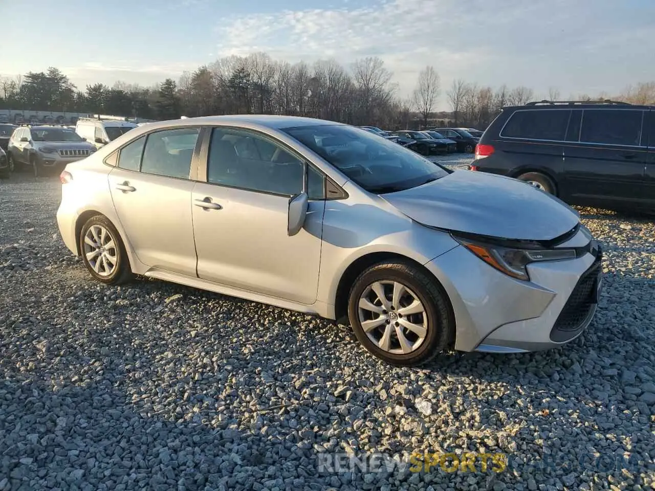 4 fotografías del automóvil dañado 5YFEPRAE9LP122026 TOYOTA COROLLA 2020
