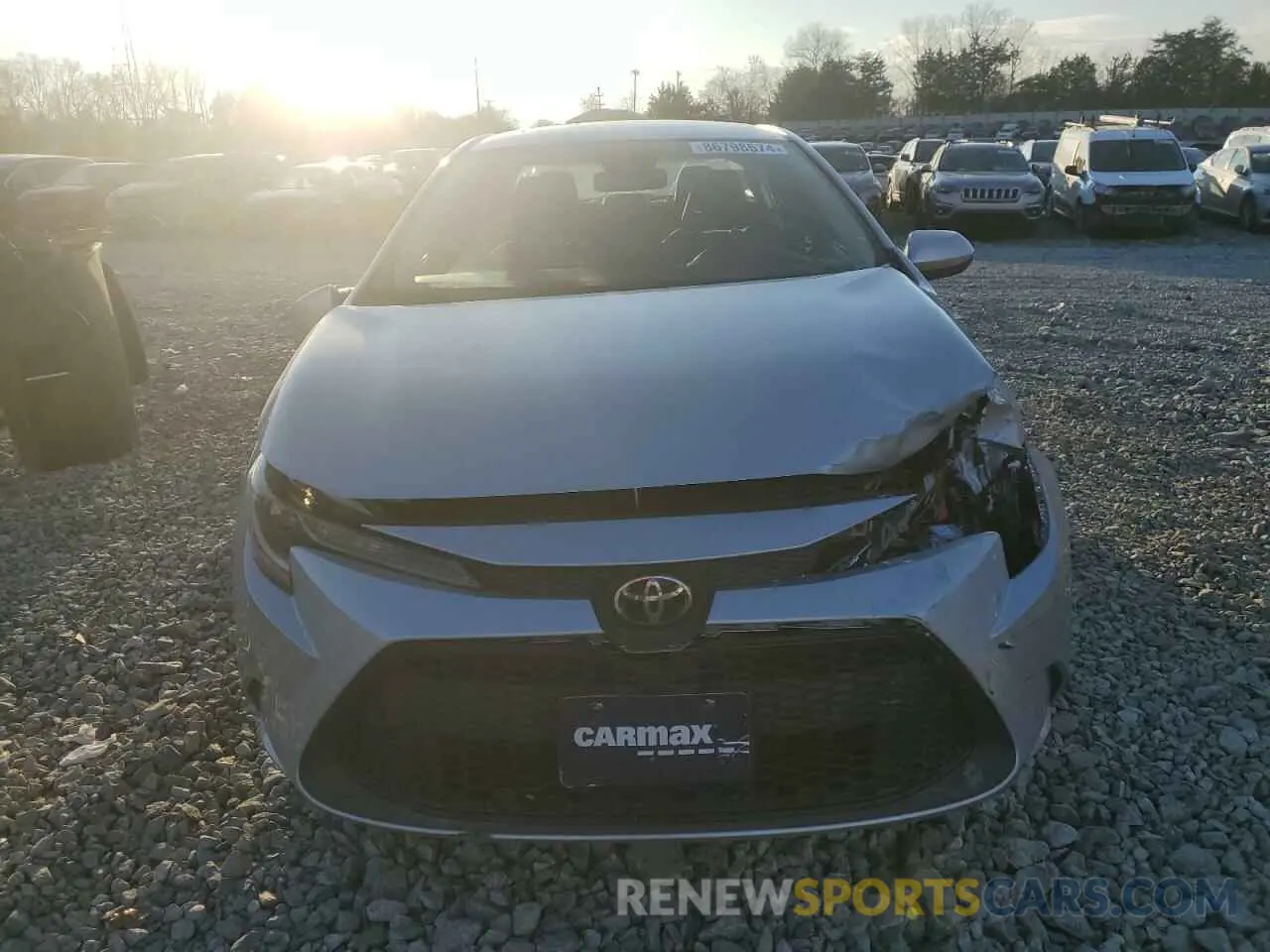 5 fotografías del automóvil dañado 5YFEPRAE9LP122026 TOYOTA COROLLA 2020