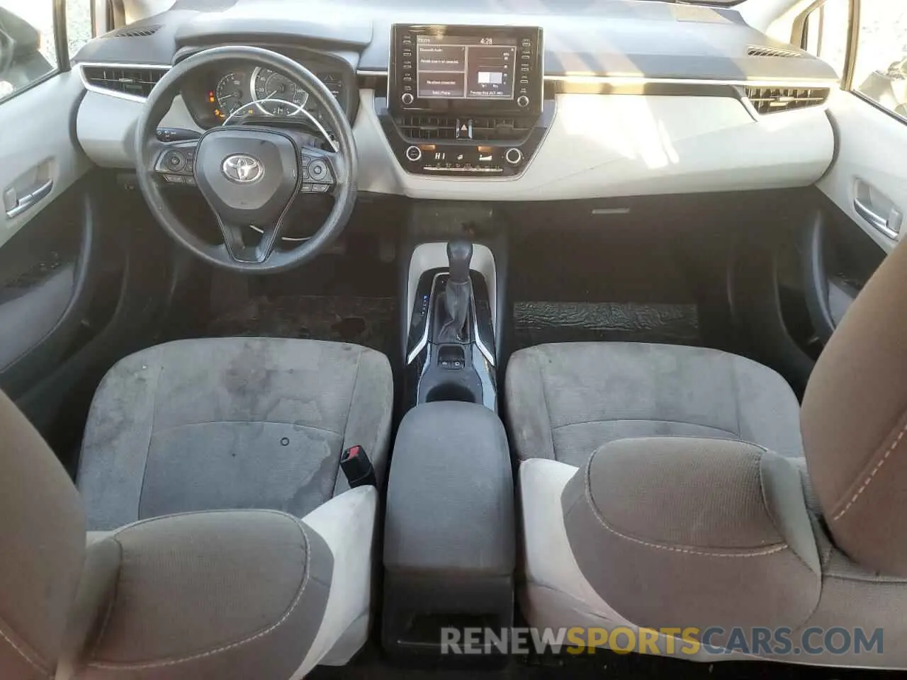 8 fotografías del automóvil dañado 5YFEPRAE9LP122026 TOYOTA COROLLA 2020